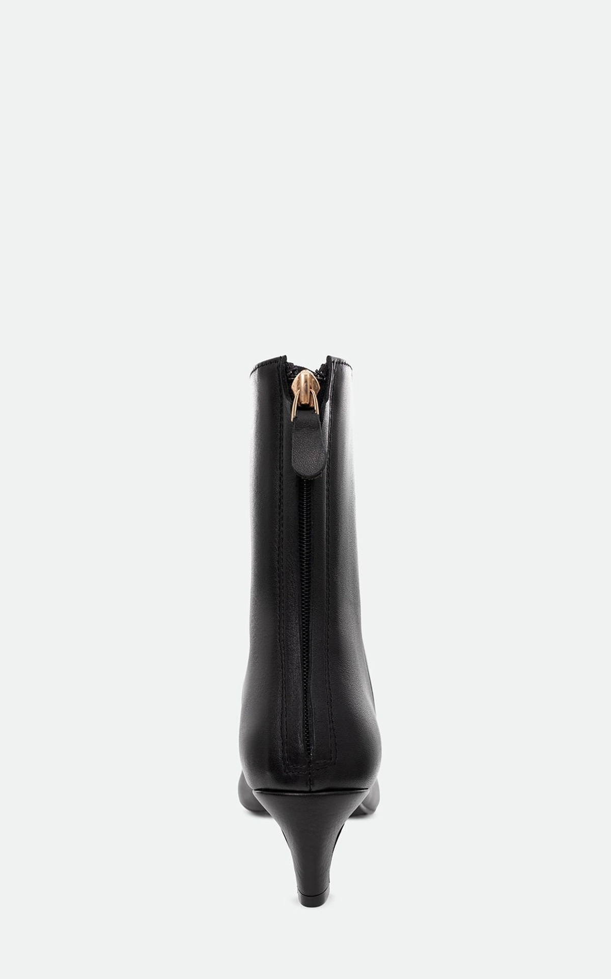 Leather Ankle Boots RUE with Kitten Heel