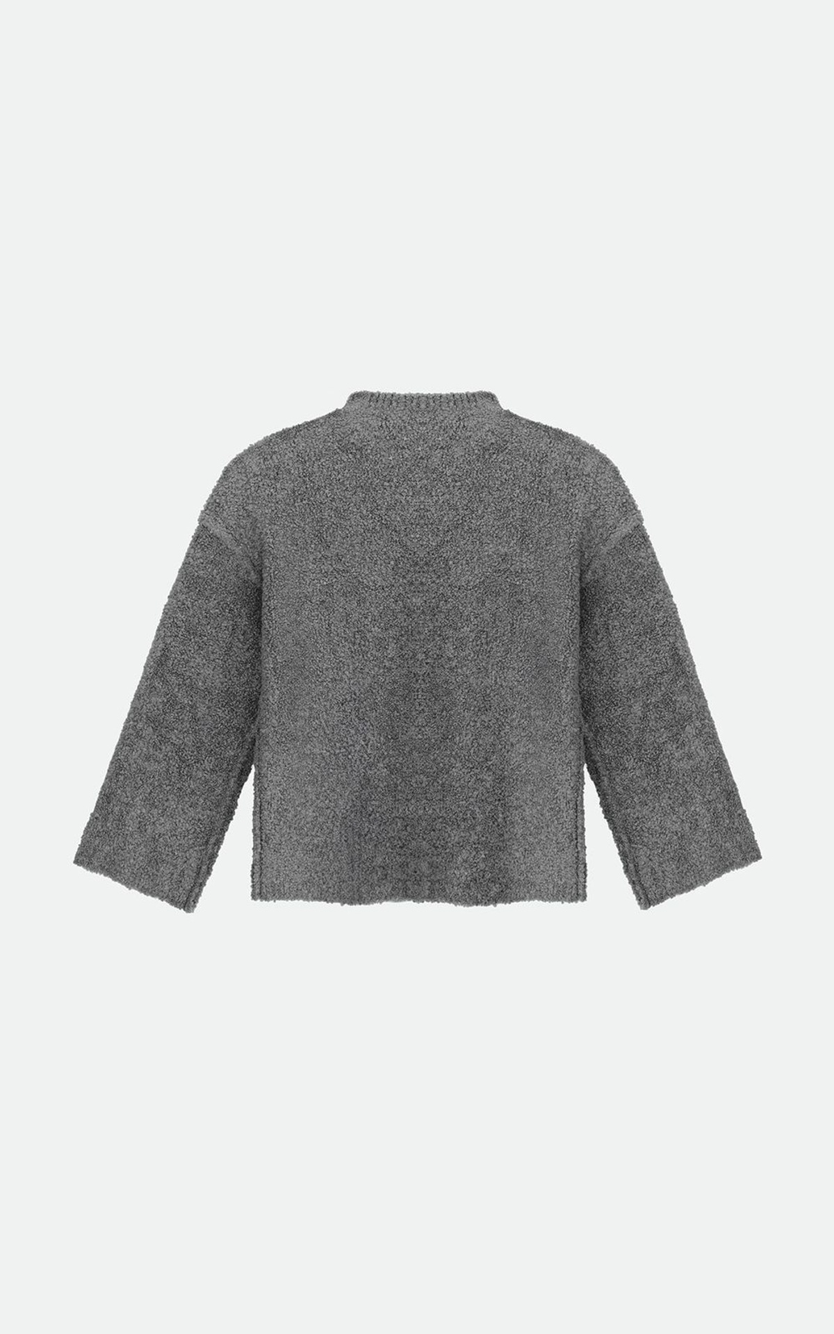 Boucle Dropped Shoulder Sweater