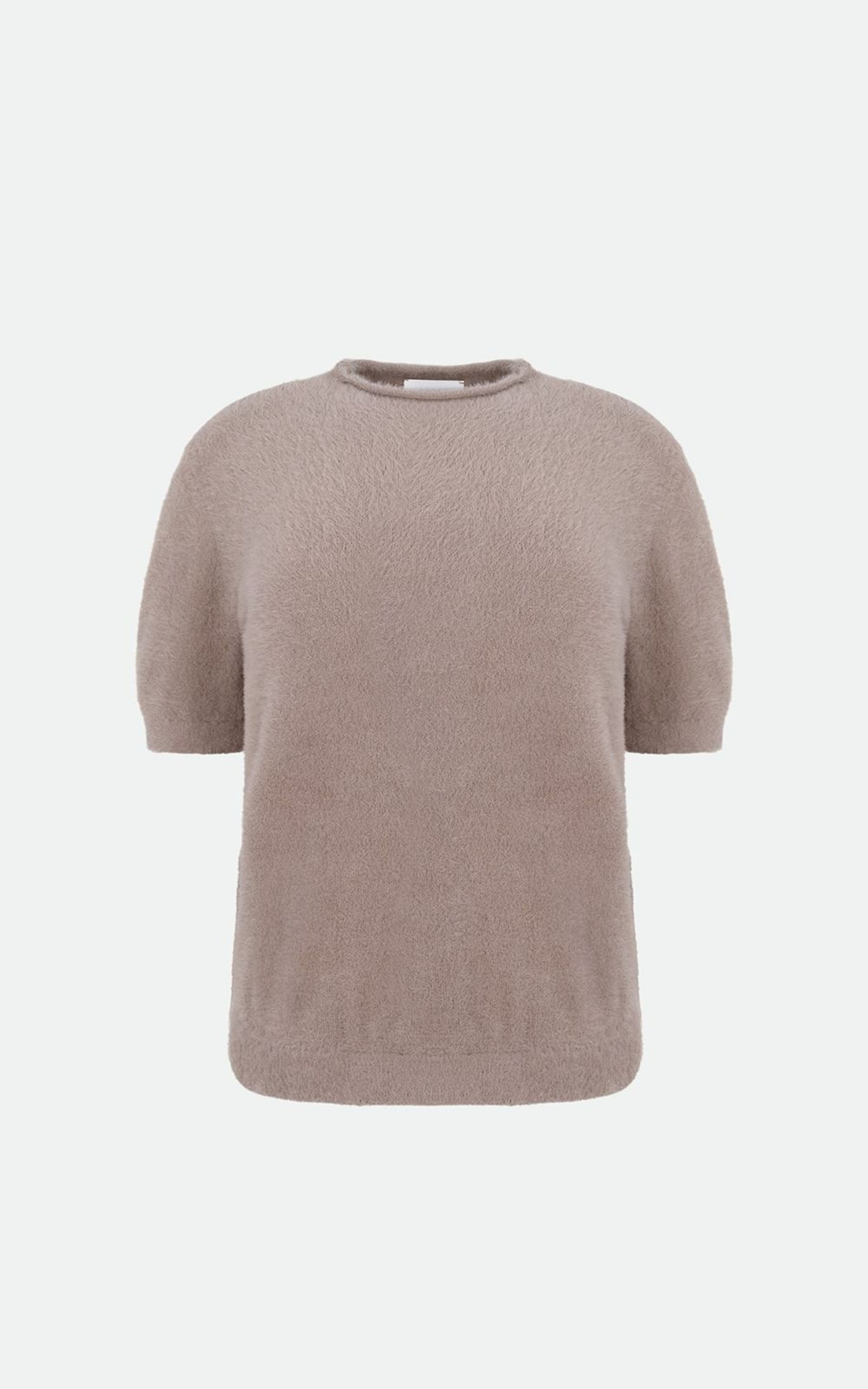 Textured Knit Short Sleeve Top