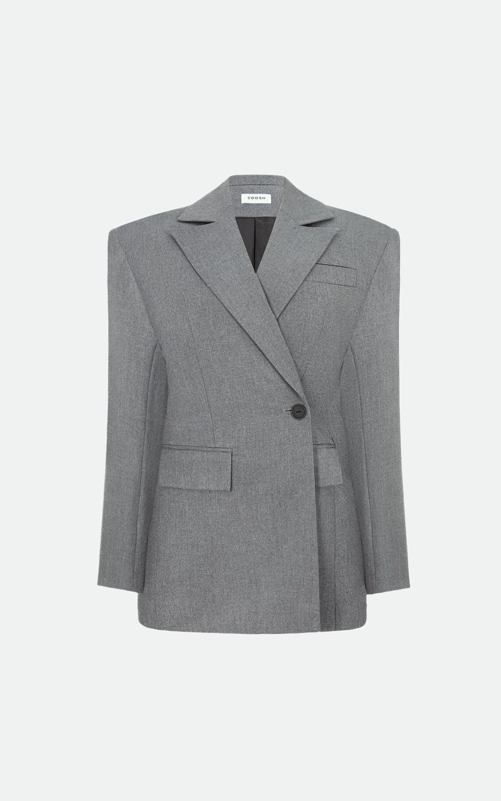 Transformer Blazer with Chest Pocket - Graphite | COOSH