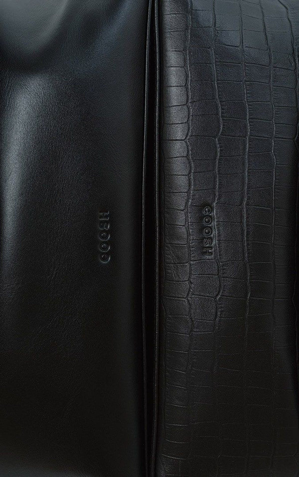 GIA Textured Leather Origami Clutch