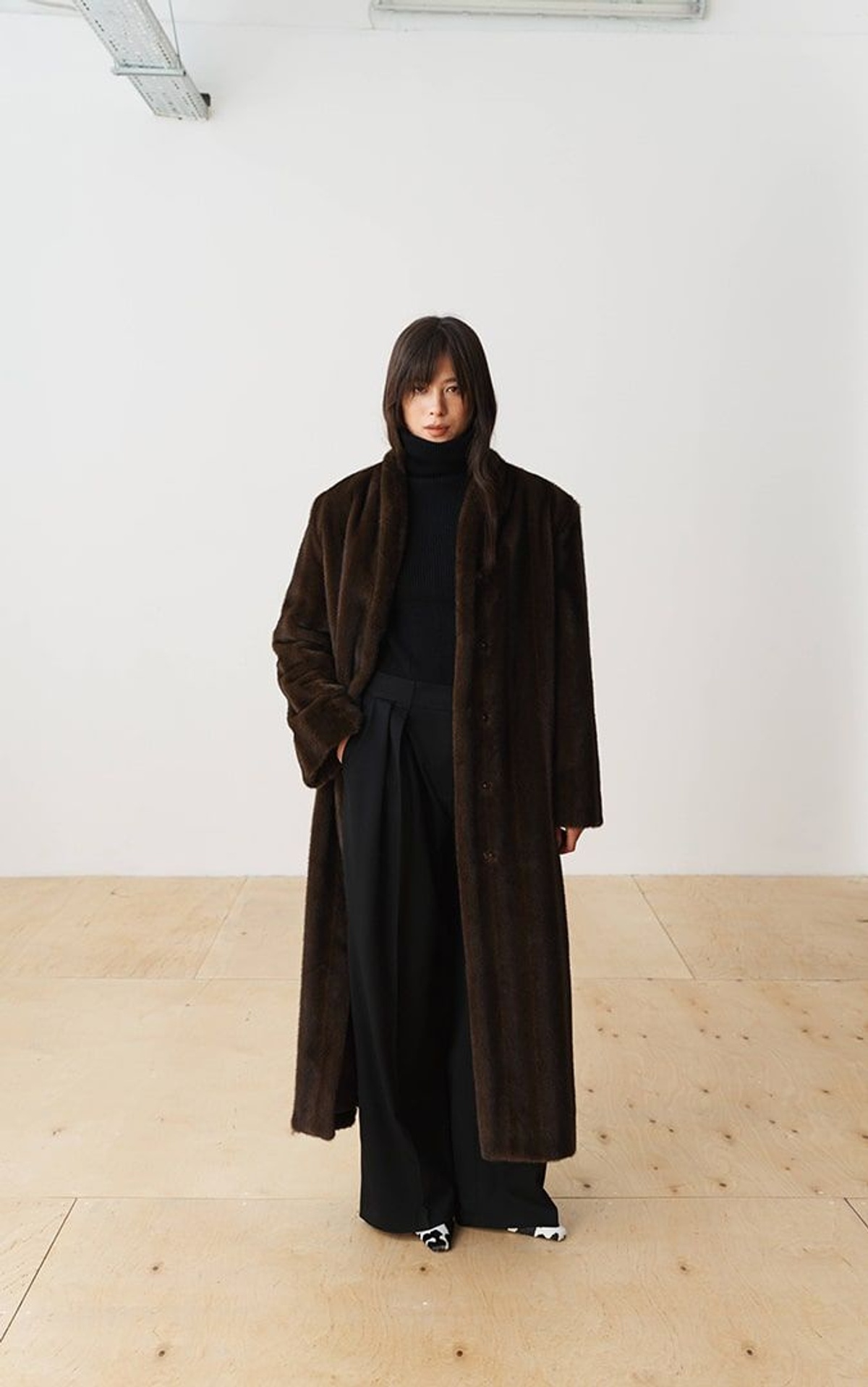 Шуба-пальто у вінтажному стилі