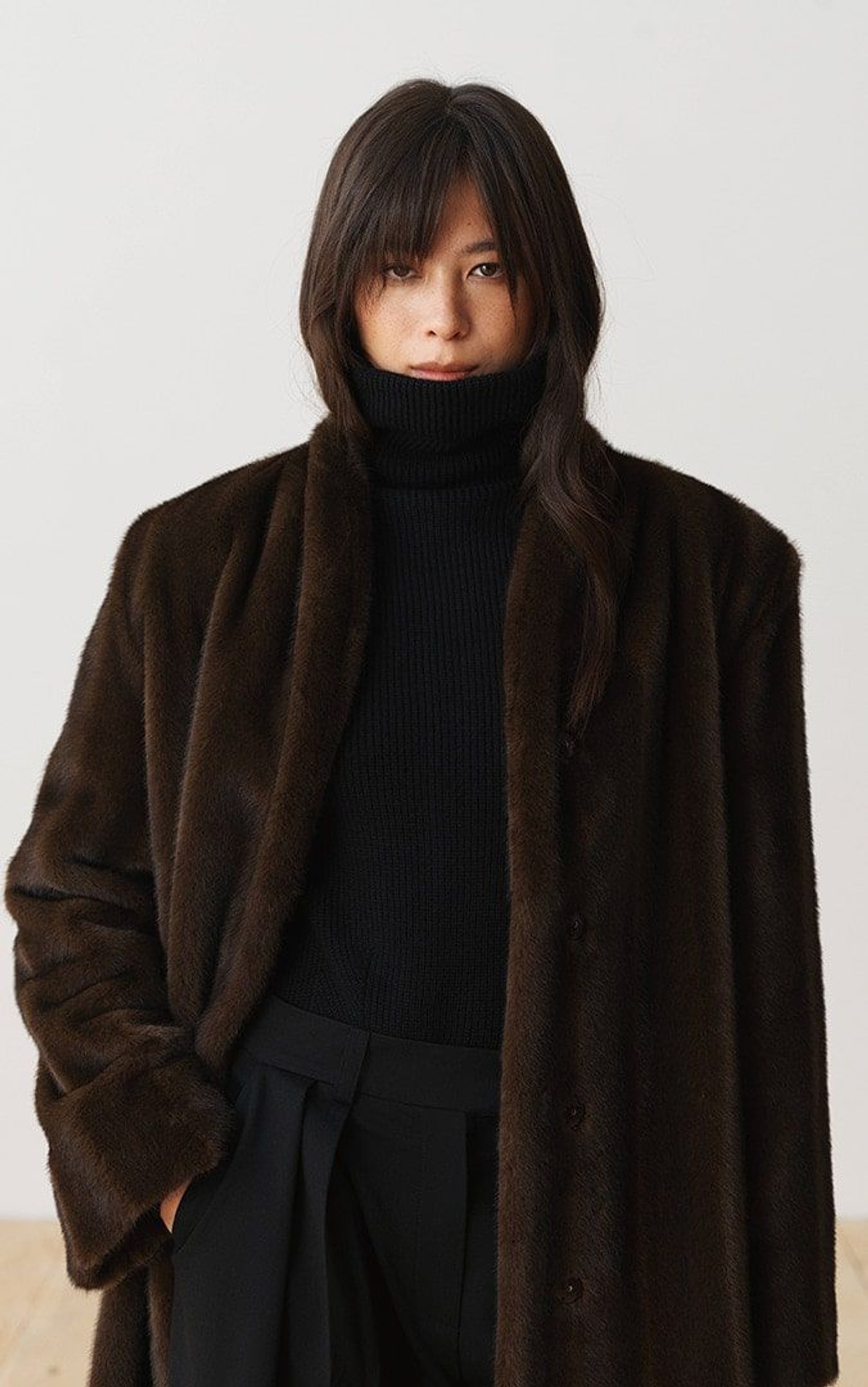 Шуба-пальто у вінтажному стилі