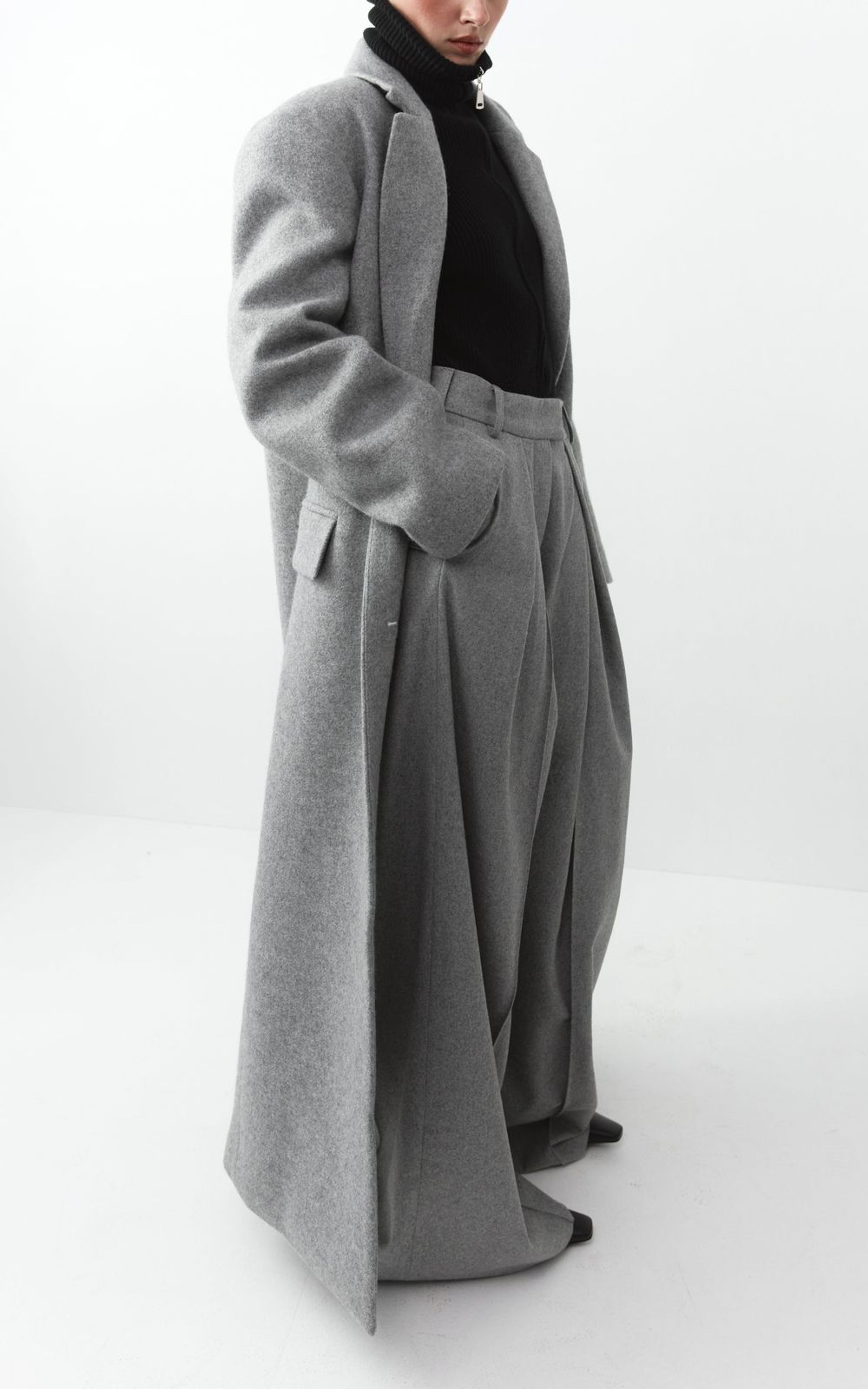 Woollen Single-Breast Coat GIGI