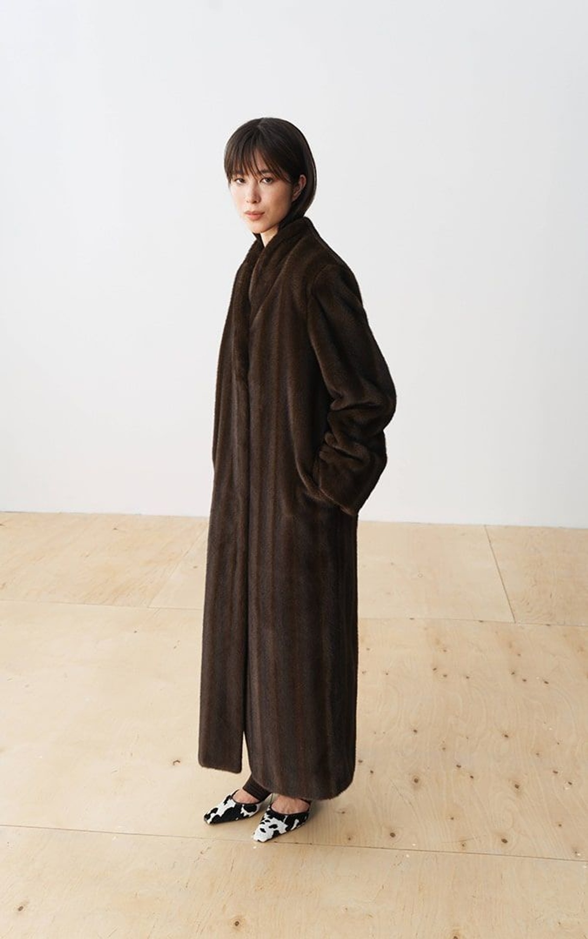 Шуба-пальто у вінтажному стилі