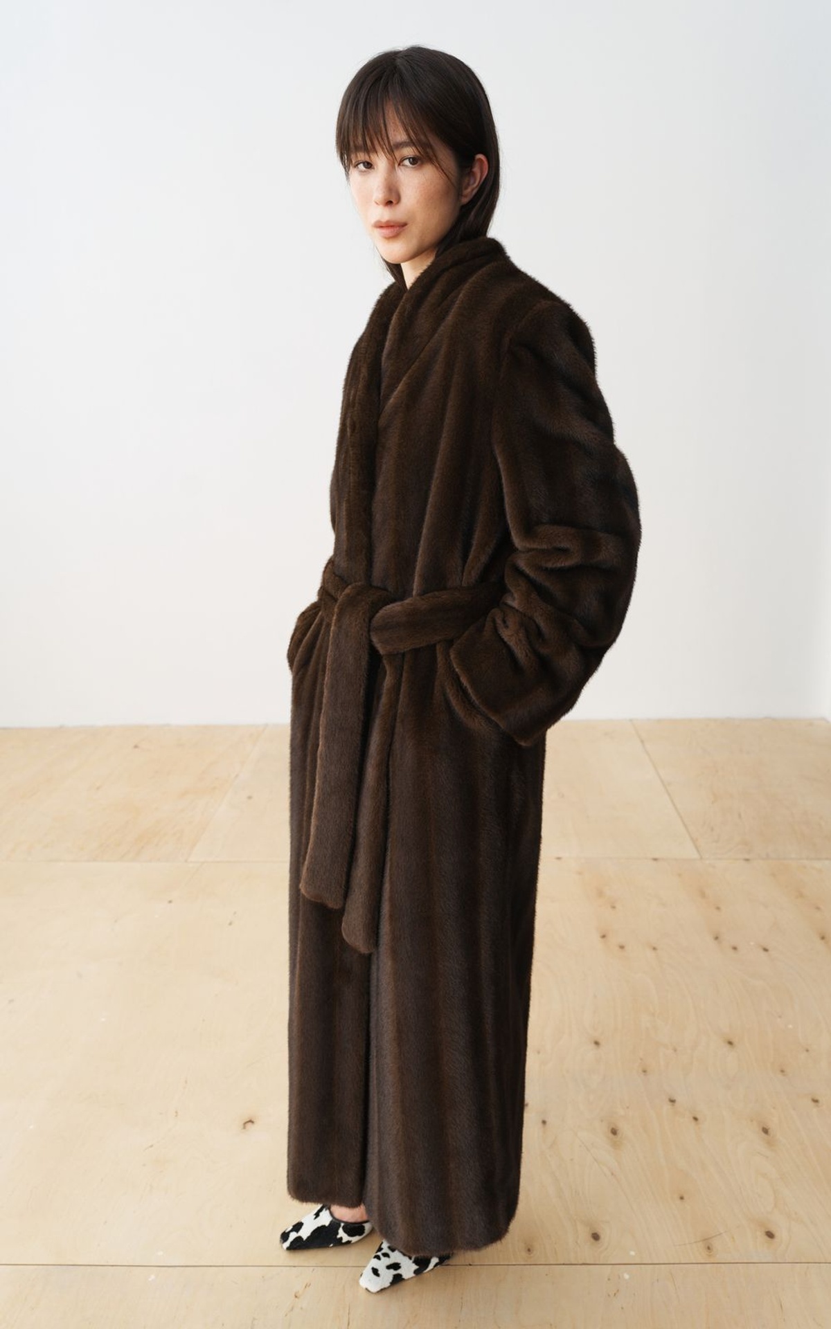 Шуба-пальто у вінтажному стилі