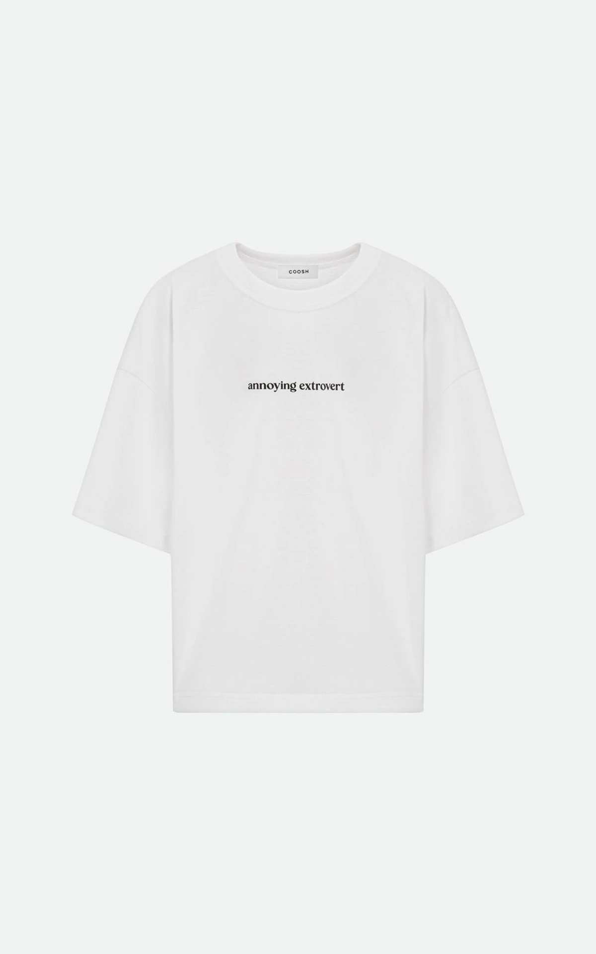 Oversized T-shirt "ANNOYING EXTROVERT"