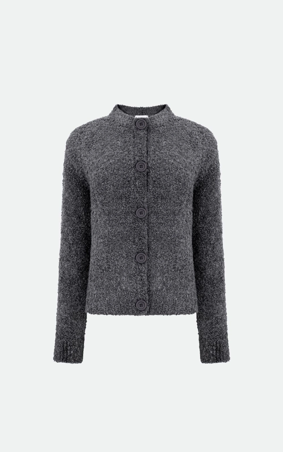Boucle Set with Cardigan and Mini Skirt