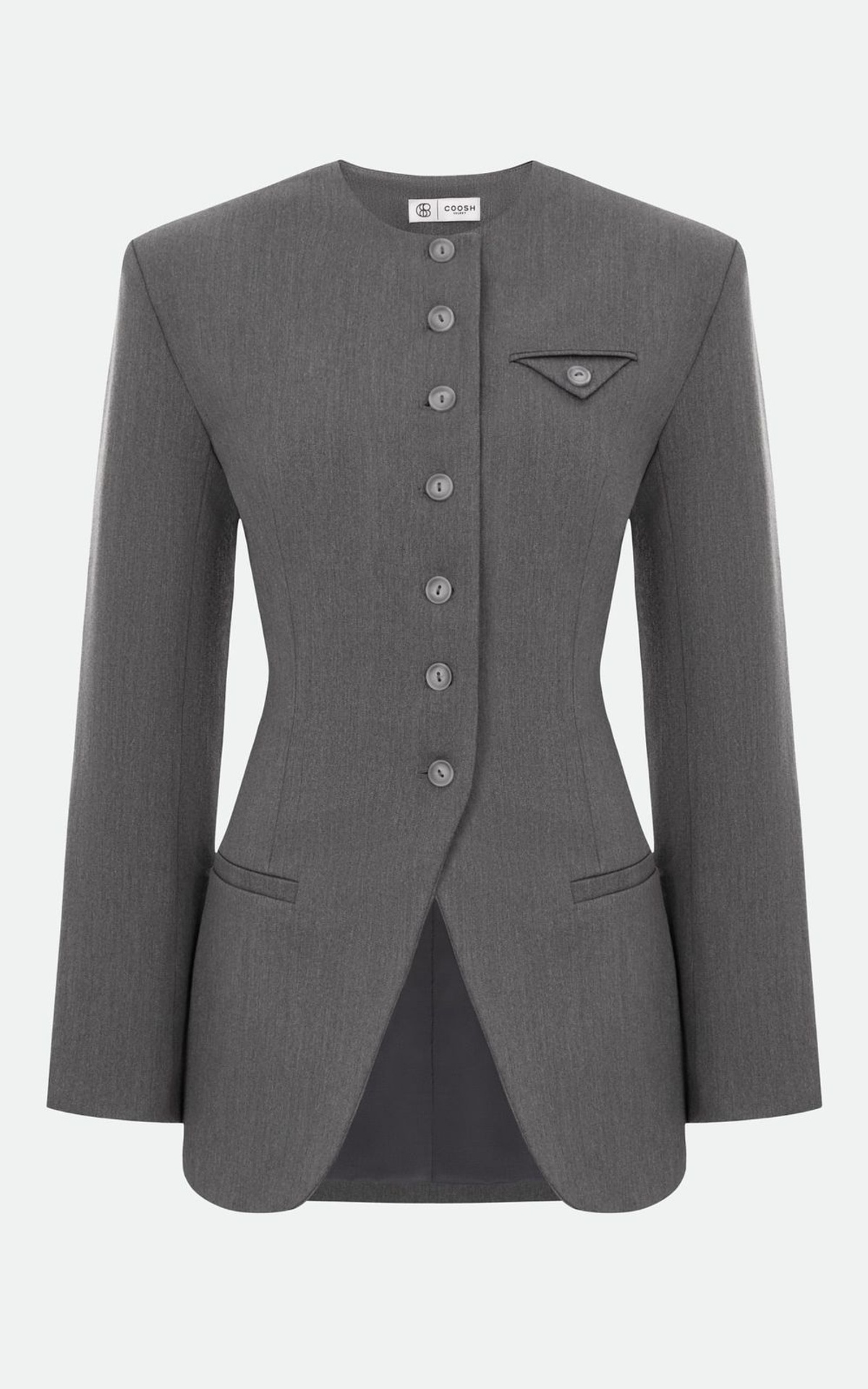 Marynarka BLAKE dopasowana Szary