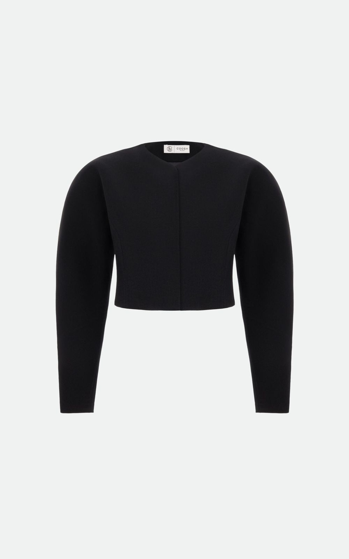 MUSE Cropped Collarless Blazer