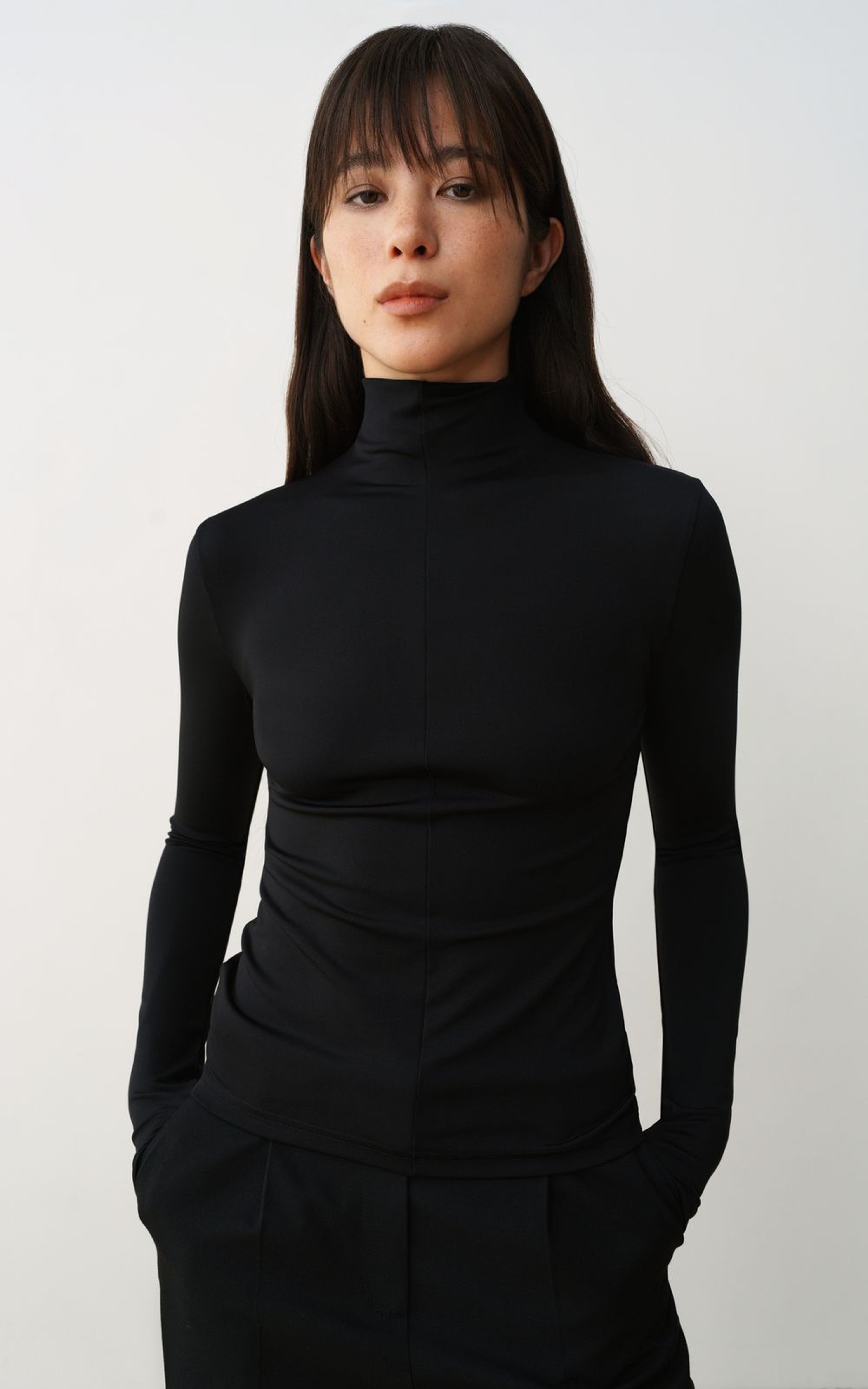 Longsleeve SECOND SKIN dopasowany do figury