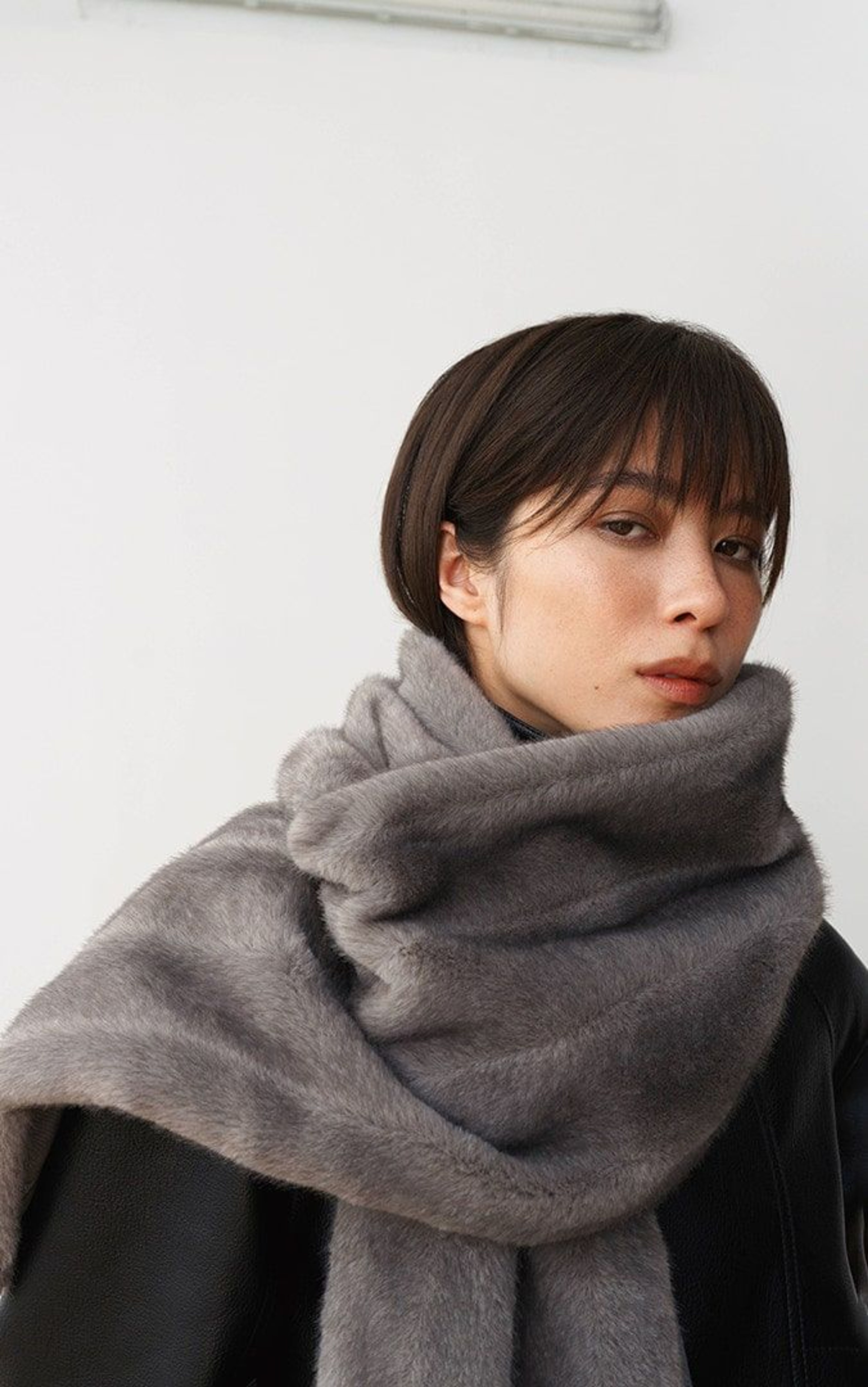 Шарф з екохутра