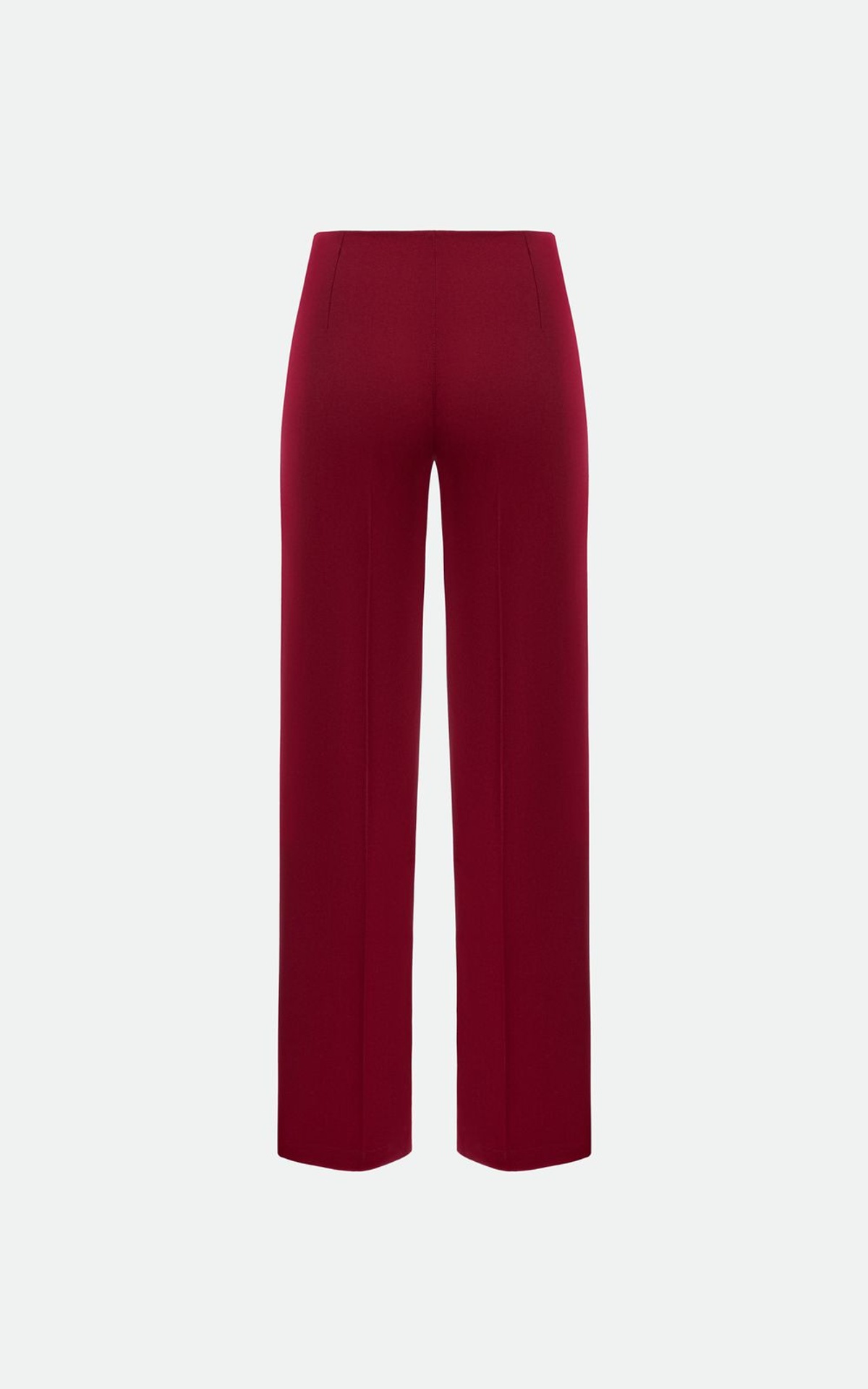 Fitted Trousers with Front Creases
