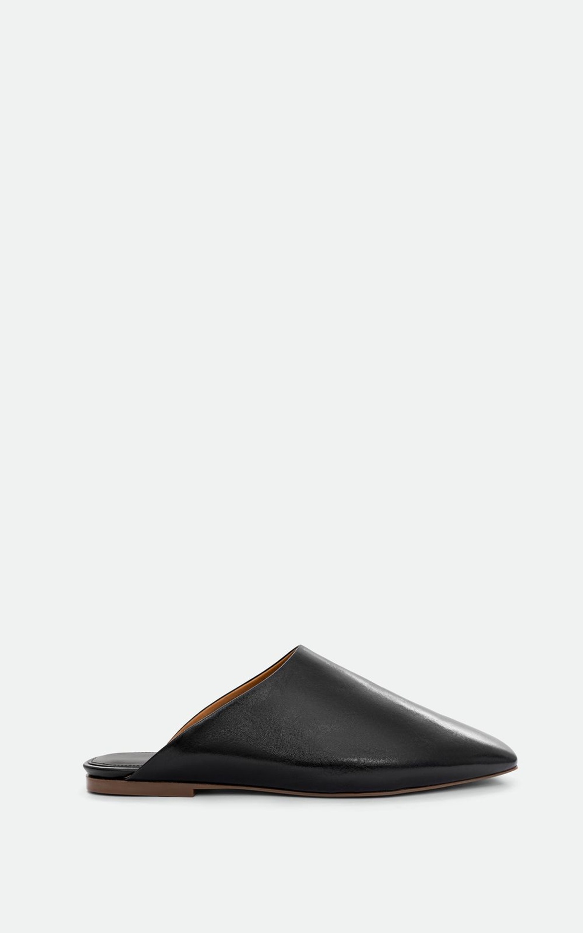 Square-Toe Leather Mules ALMA
