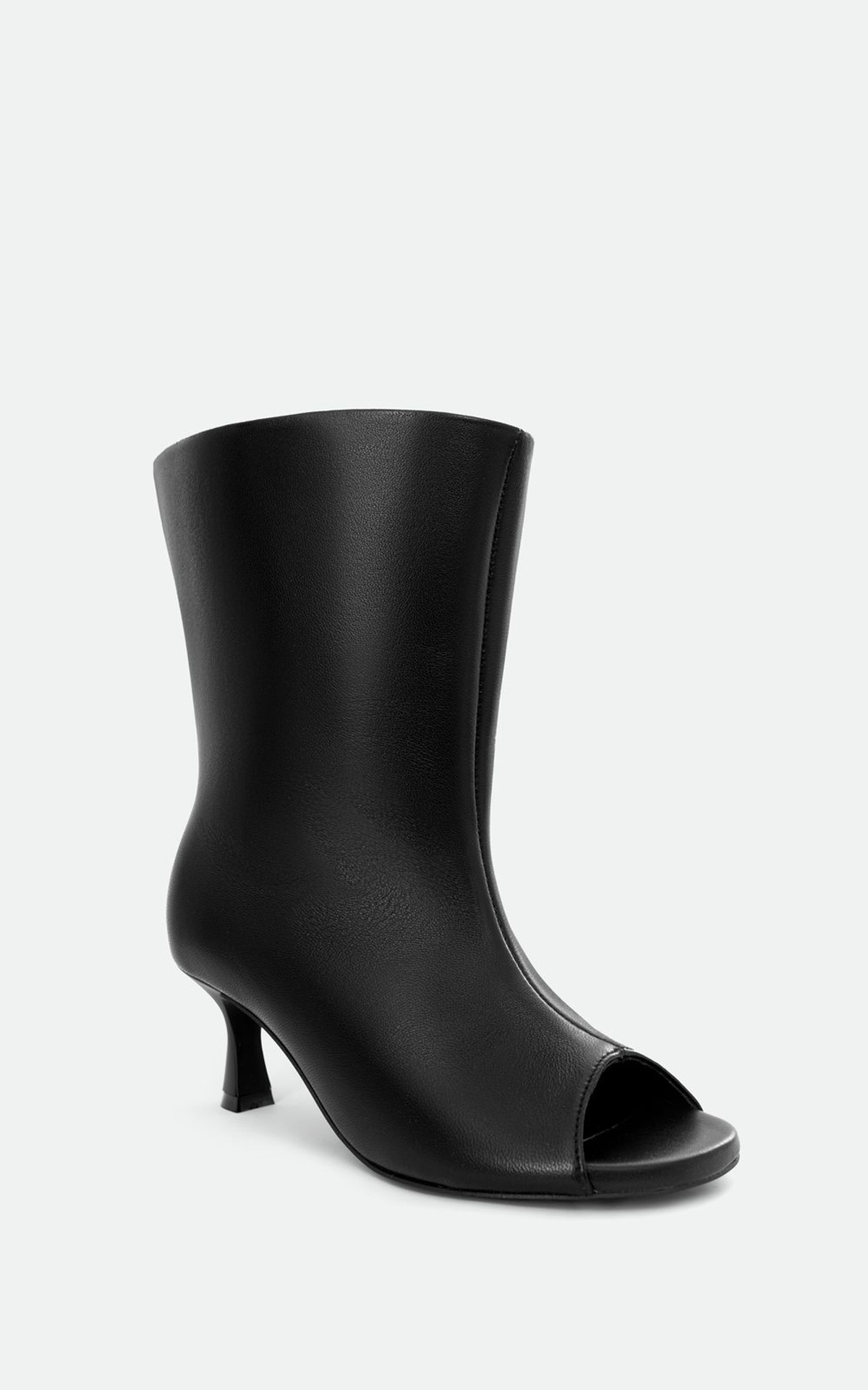 Чоботи SAFARI шкіряні вкорочені з відкритим мисом