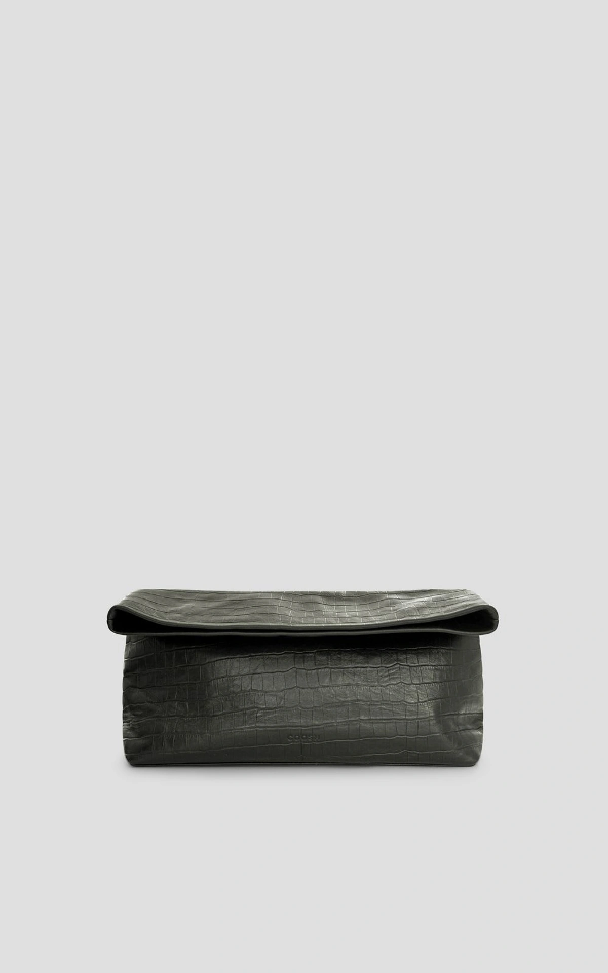 Leather Origami Clutch GIA in Animal Print