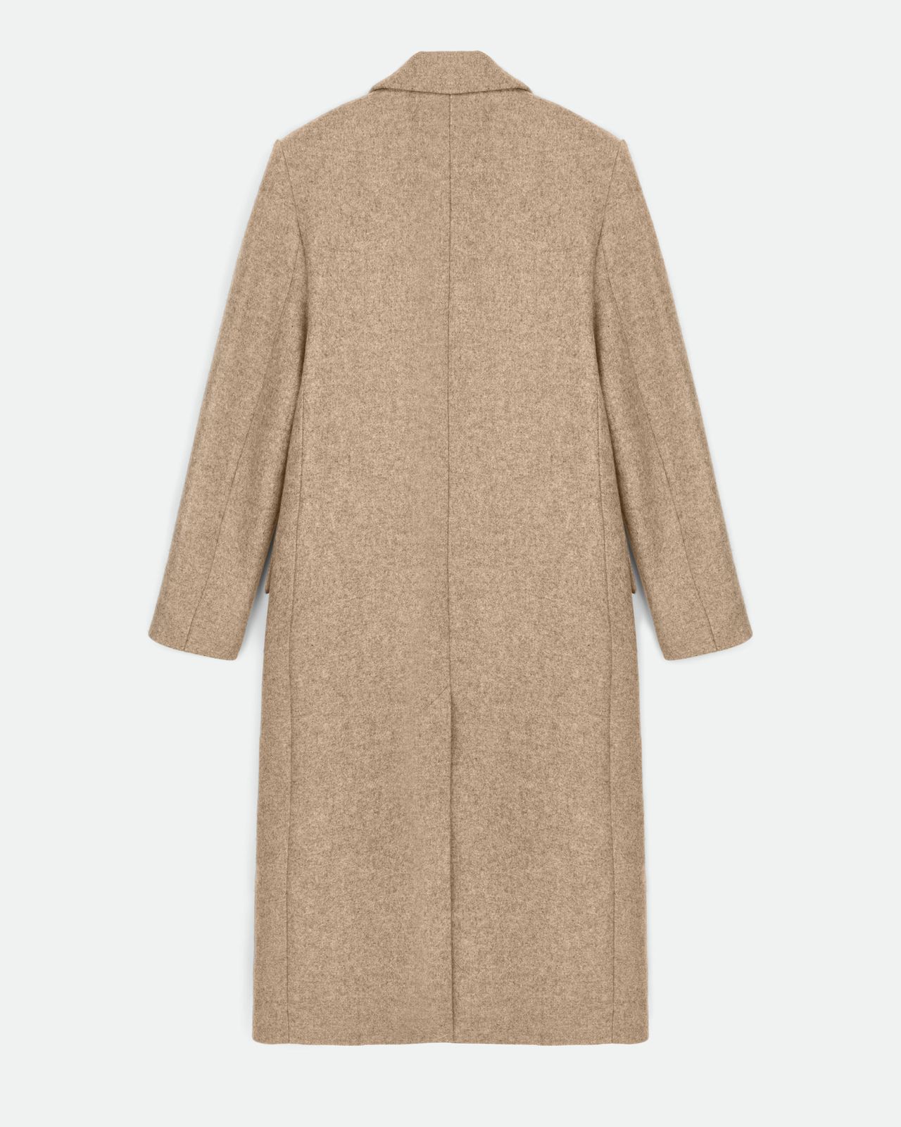 Woollen Single-Breast Coat GIGI - Beige | COOSH