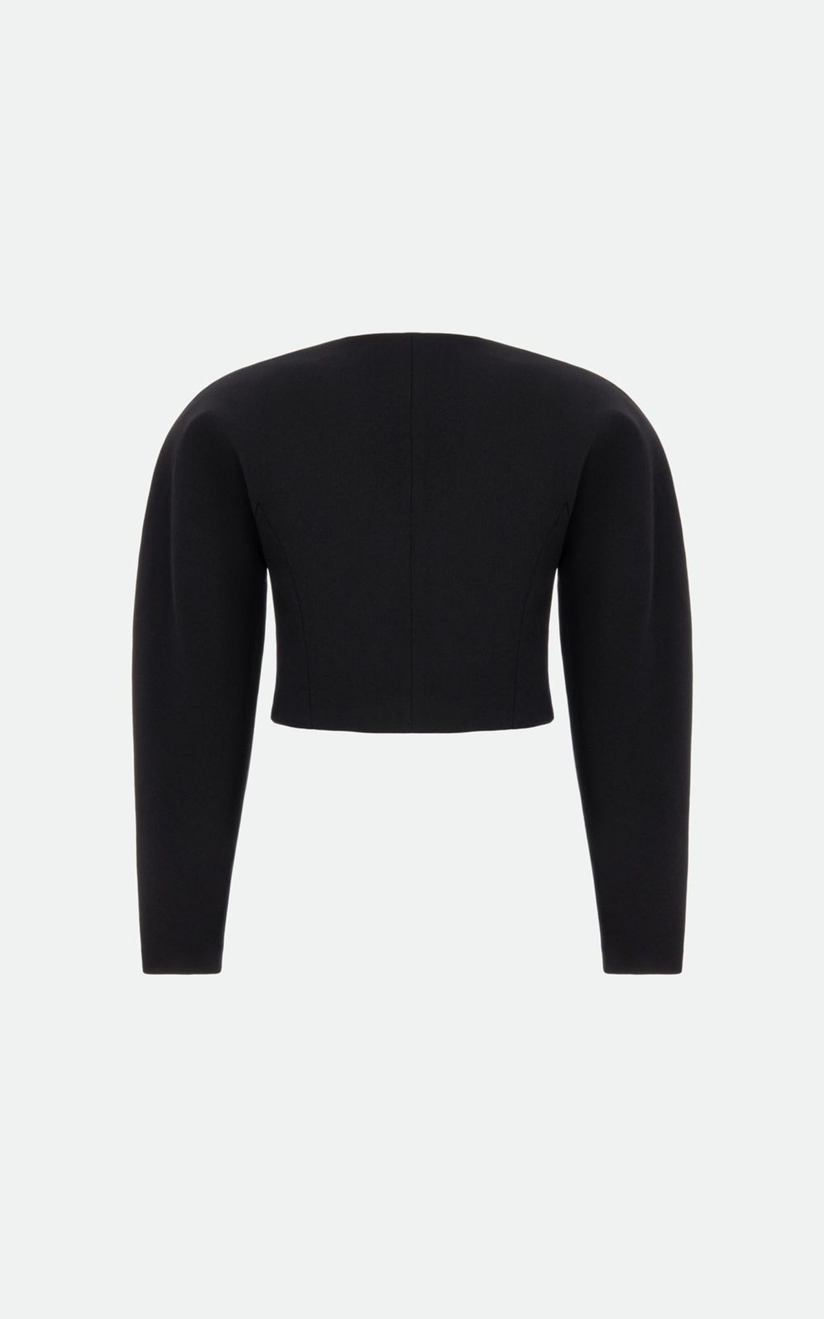 MUSE Cropped Collarless Blazer