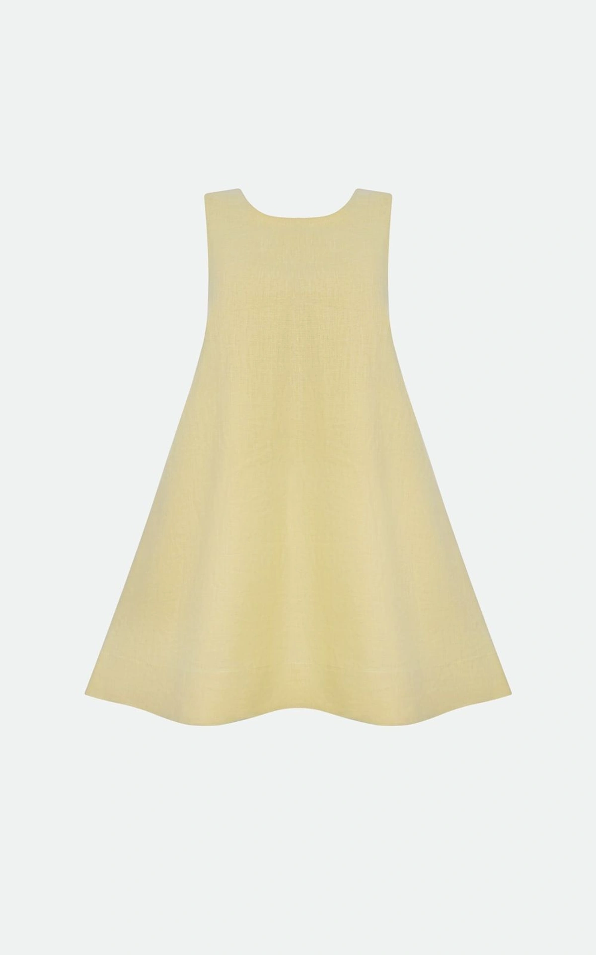 Linen A-Line Mini Dress