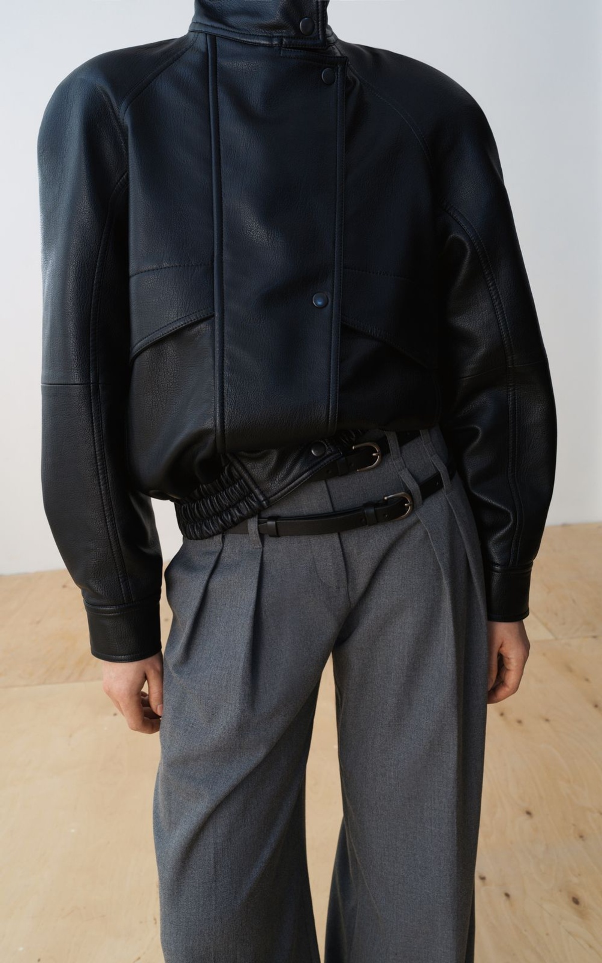 Palazzo Pants with Double Belt