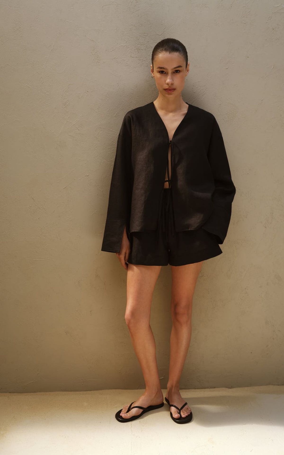 Linen Mini Shorts