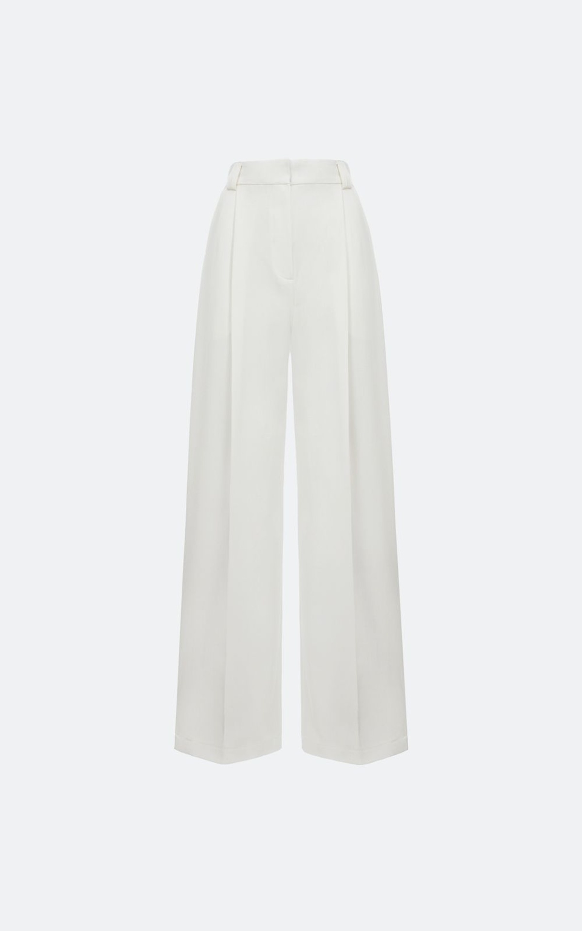 Штани wide-leg зі структурними складками