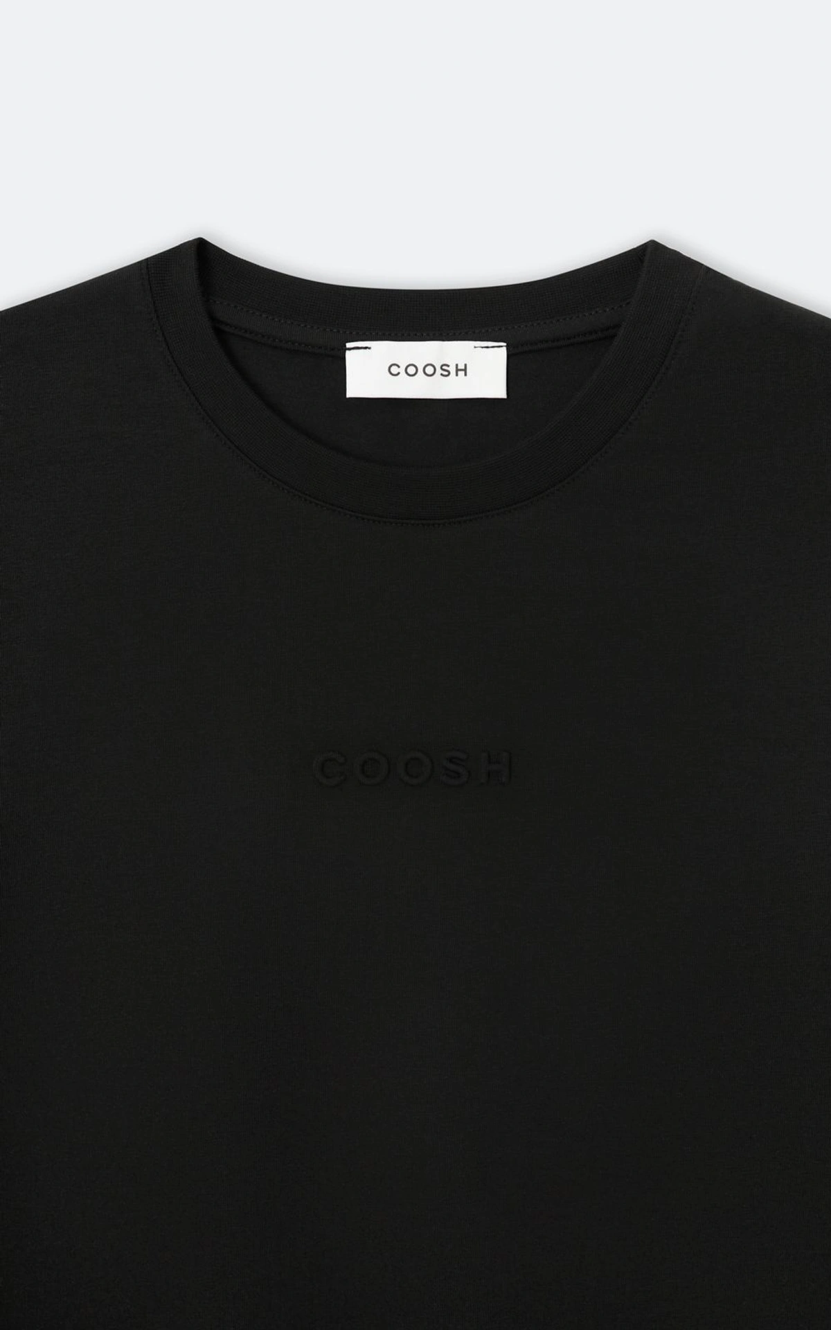 T-shirt with Embossed COOSH Logo