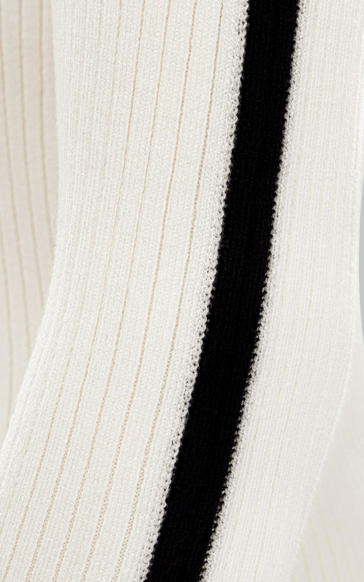 Ribbed Contrast Stripe Longsleeve