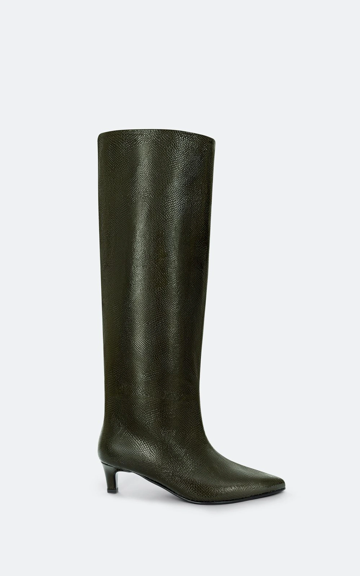 KELLY Low Heels Textured Boots