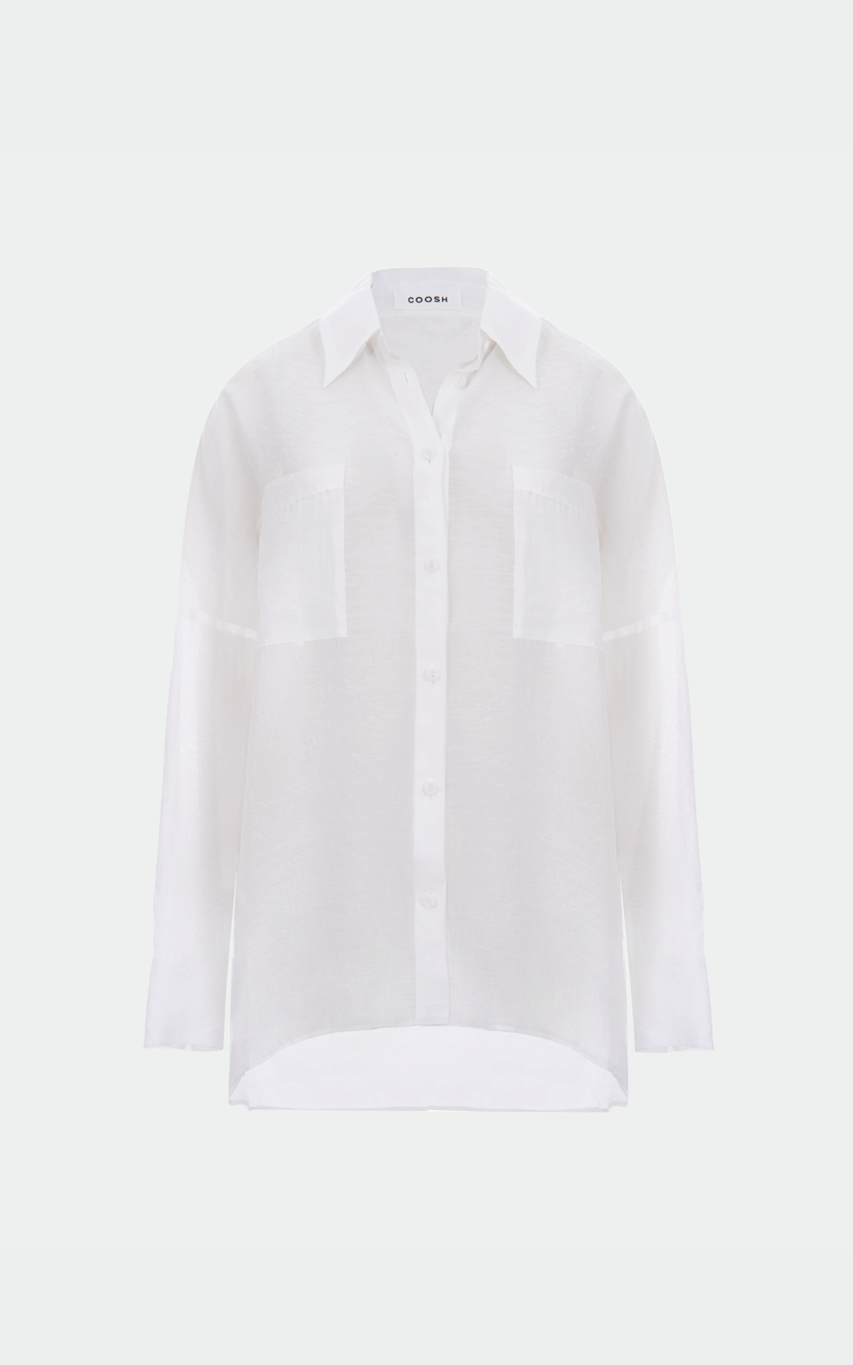 Sheer Tencel Shirt SAND with Pockets