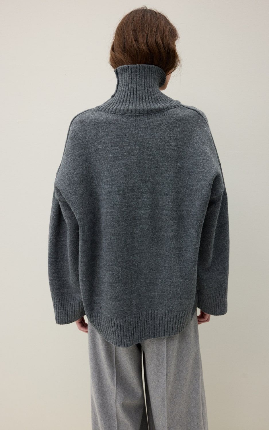 KATHIE Wool Cardigan - Graphite | COOSH