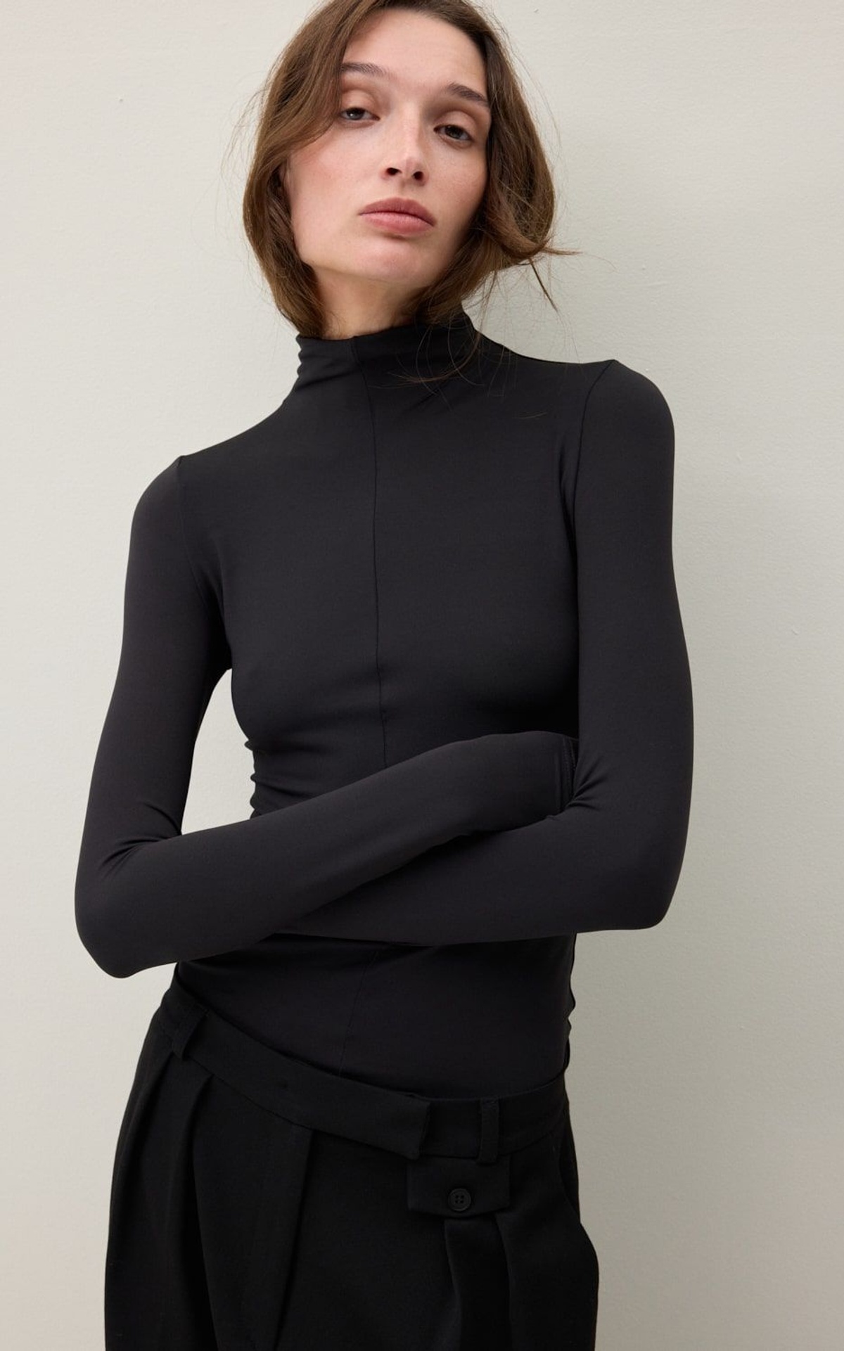 SECOND SKIN Fitted Longsleeve