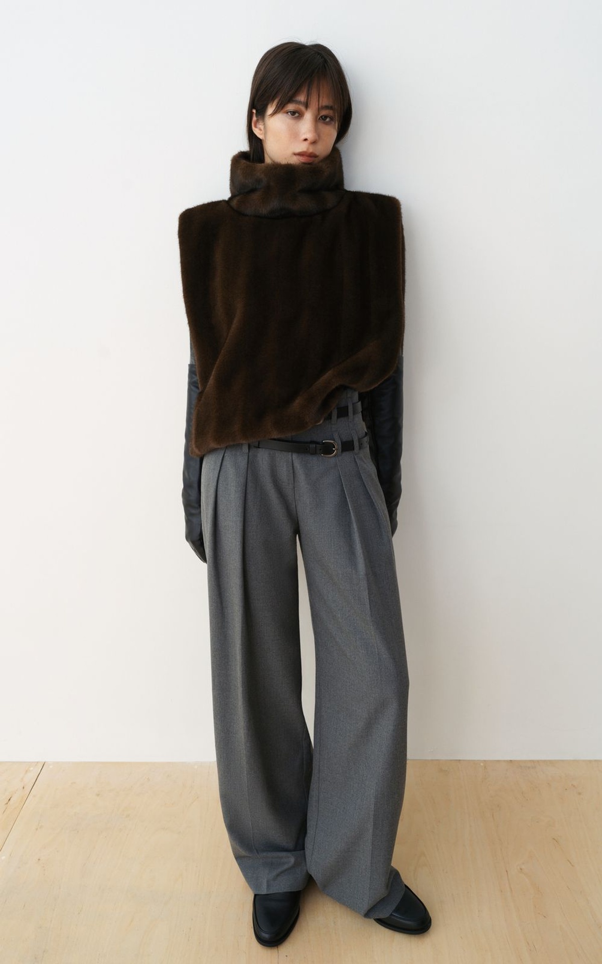 Palazzo Pants with Double Belt