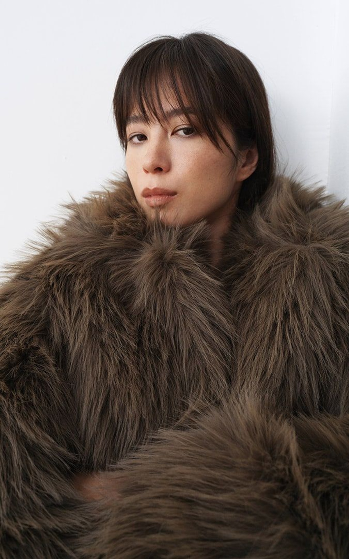 Шуба коротка JADE зі штучного хутра