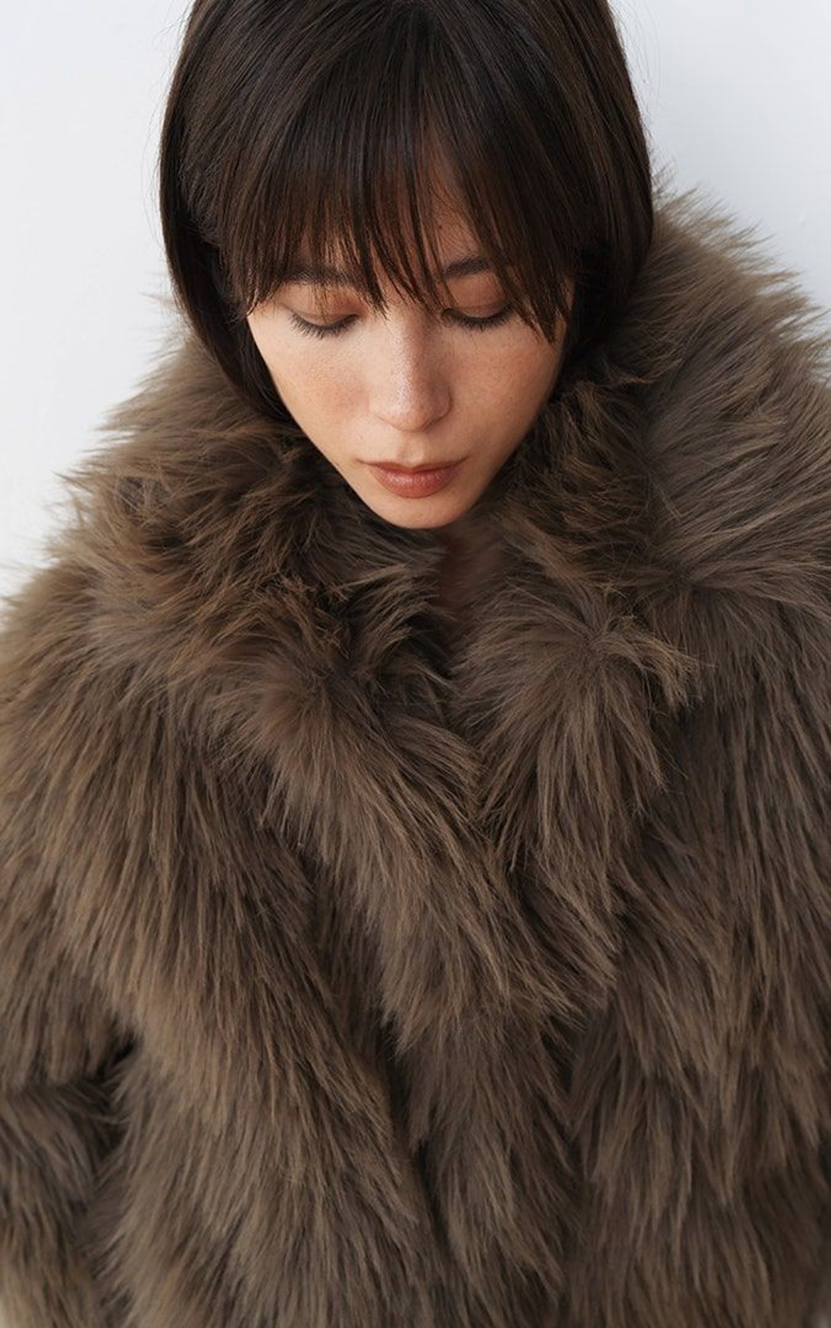 Шуба коротка JADE зі штучного хутра