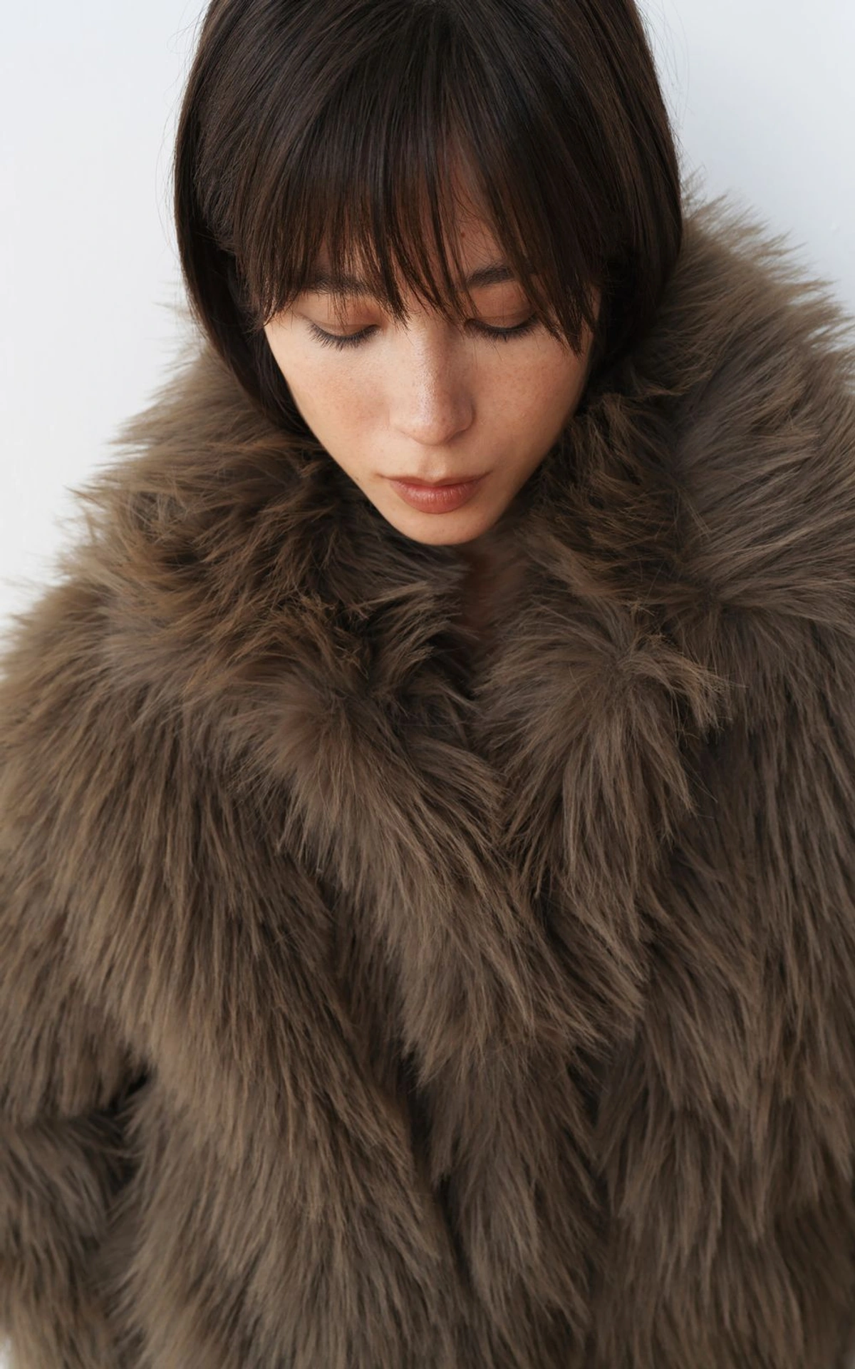 JADE Short Faux Fur Coat