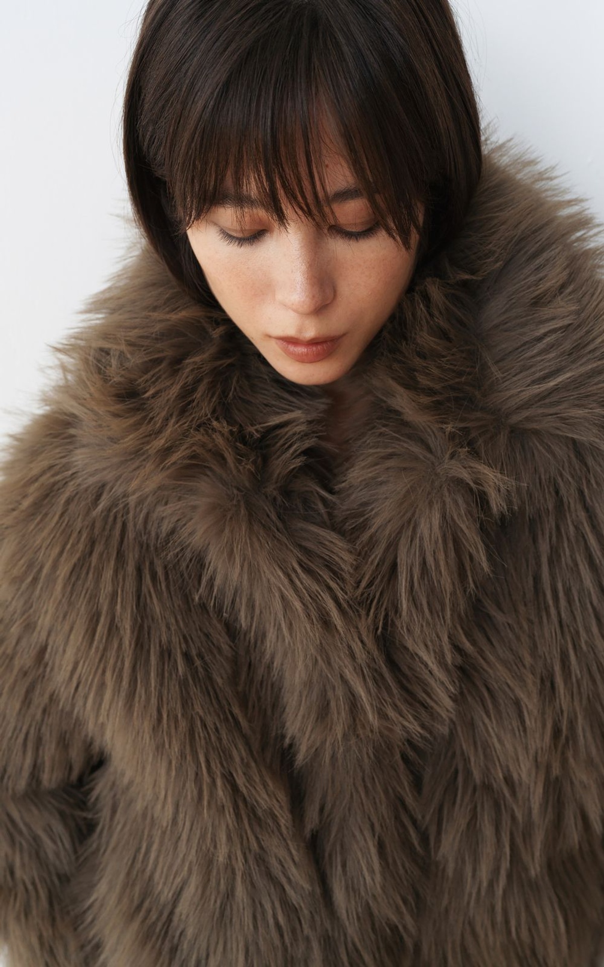 JADE Short Faux Fur Coat