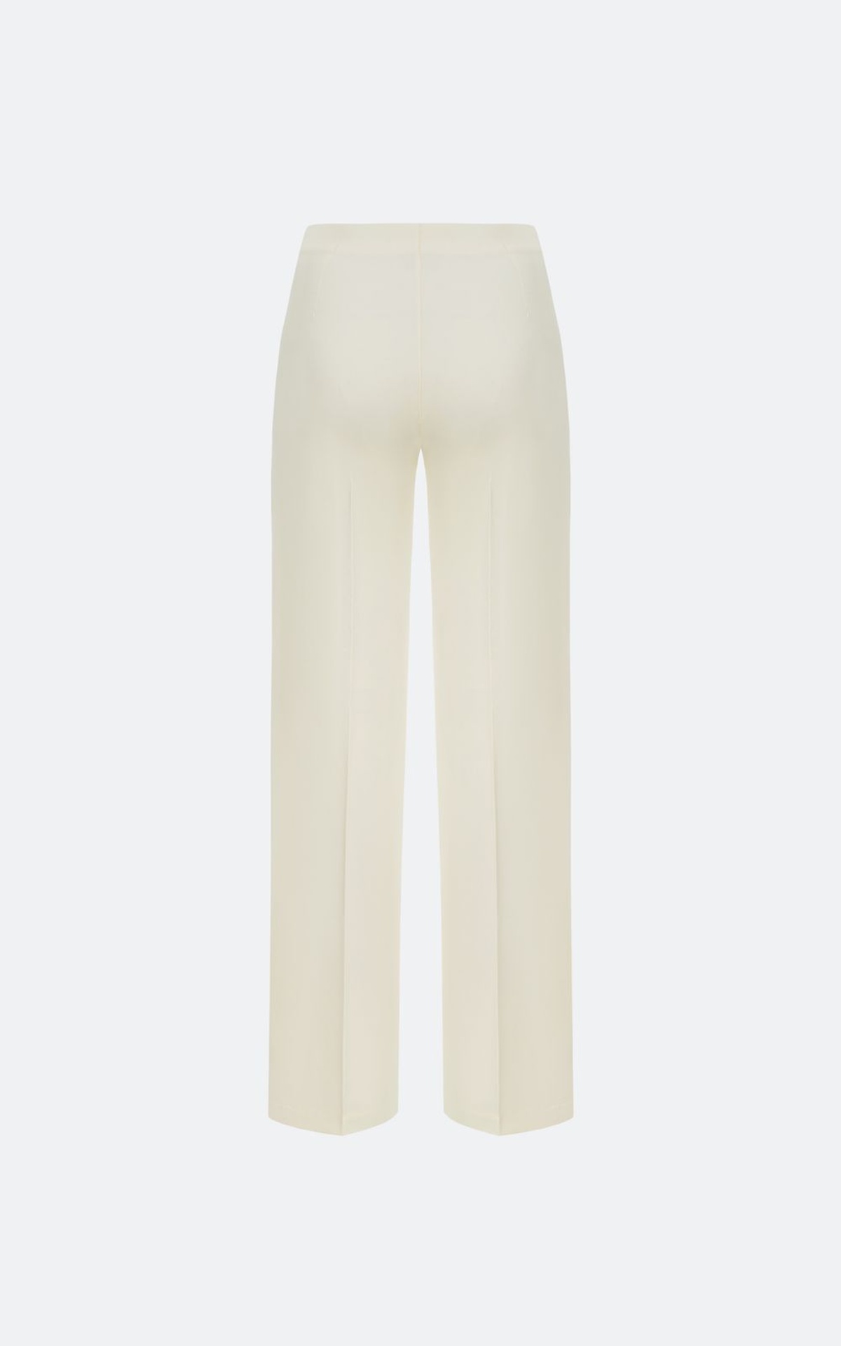 Fitted Trousers with Front Creases