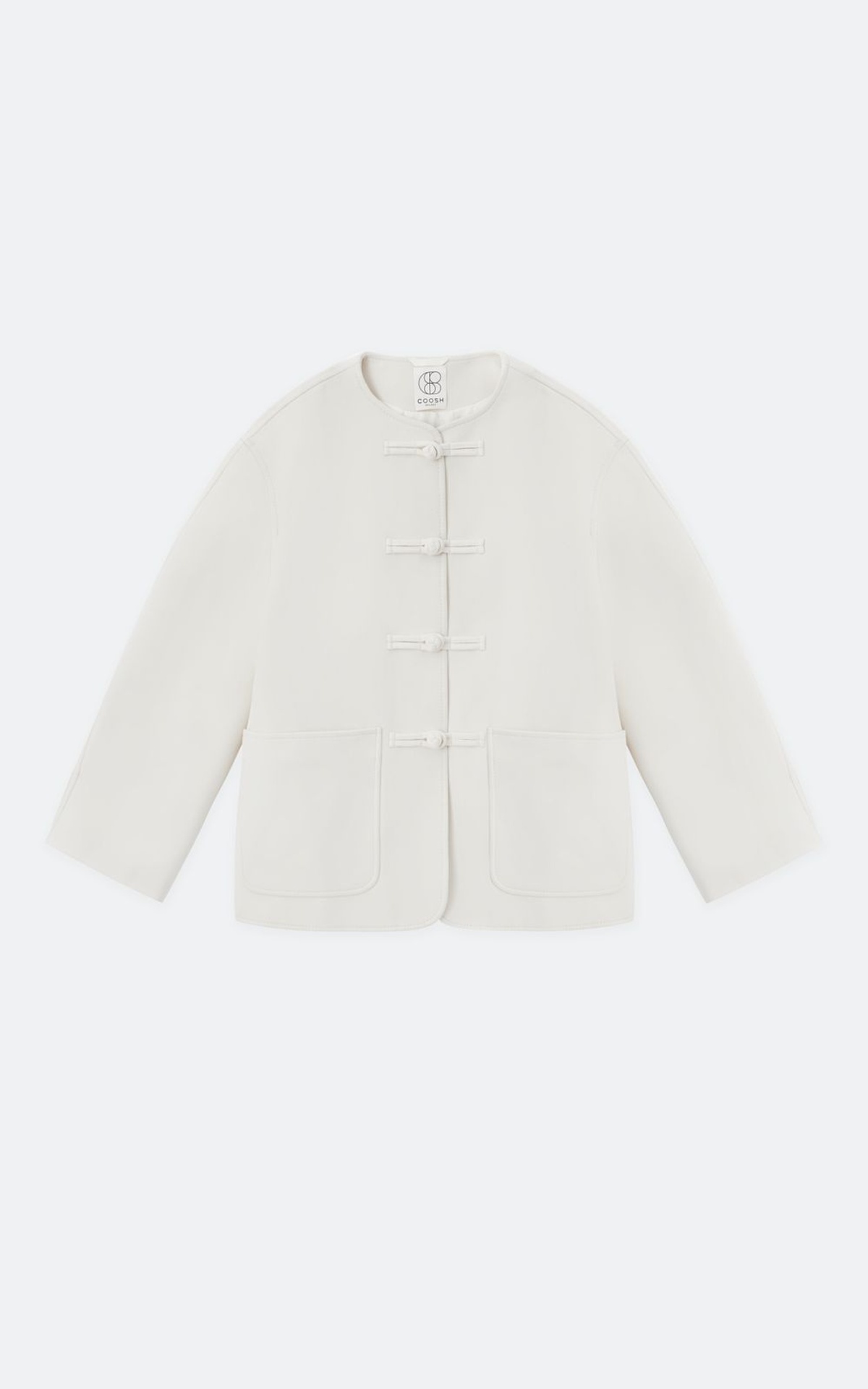 Asian-Inspired Cropped Coat SAYA