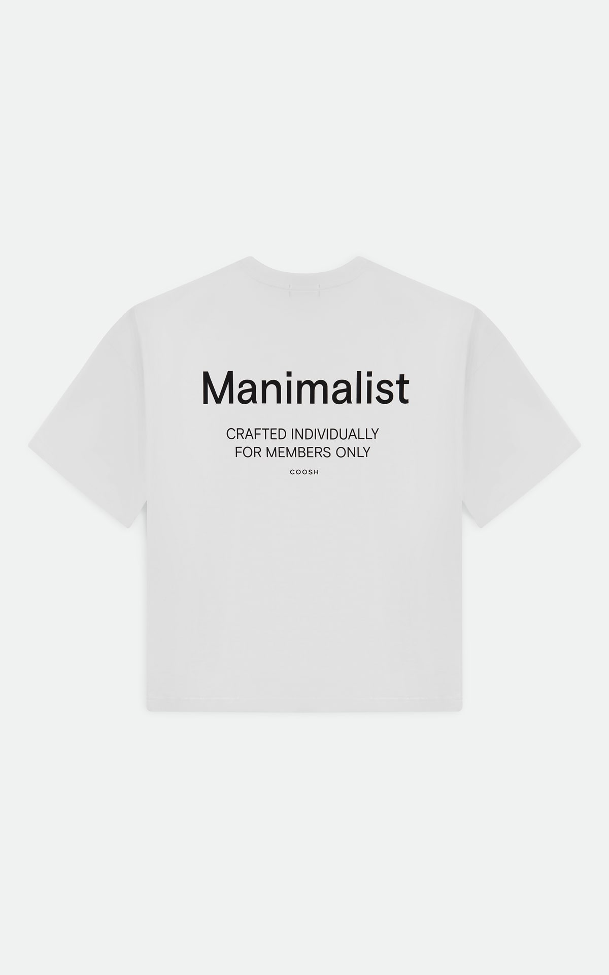 T-shirt MANIMALIST - Milky | COOSH