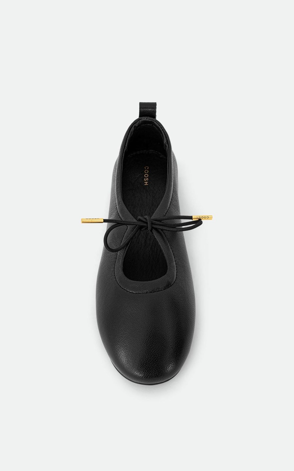 Lace-up Leather Ballet Flats AMÉLIE