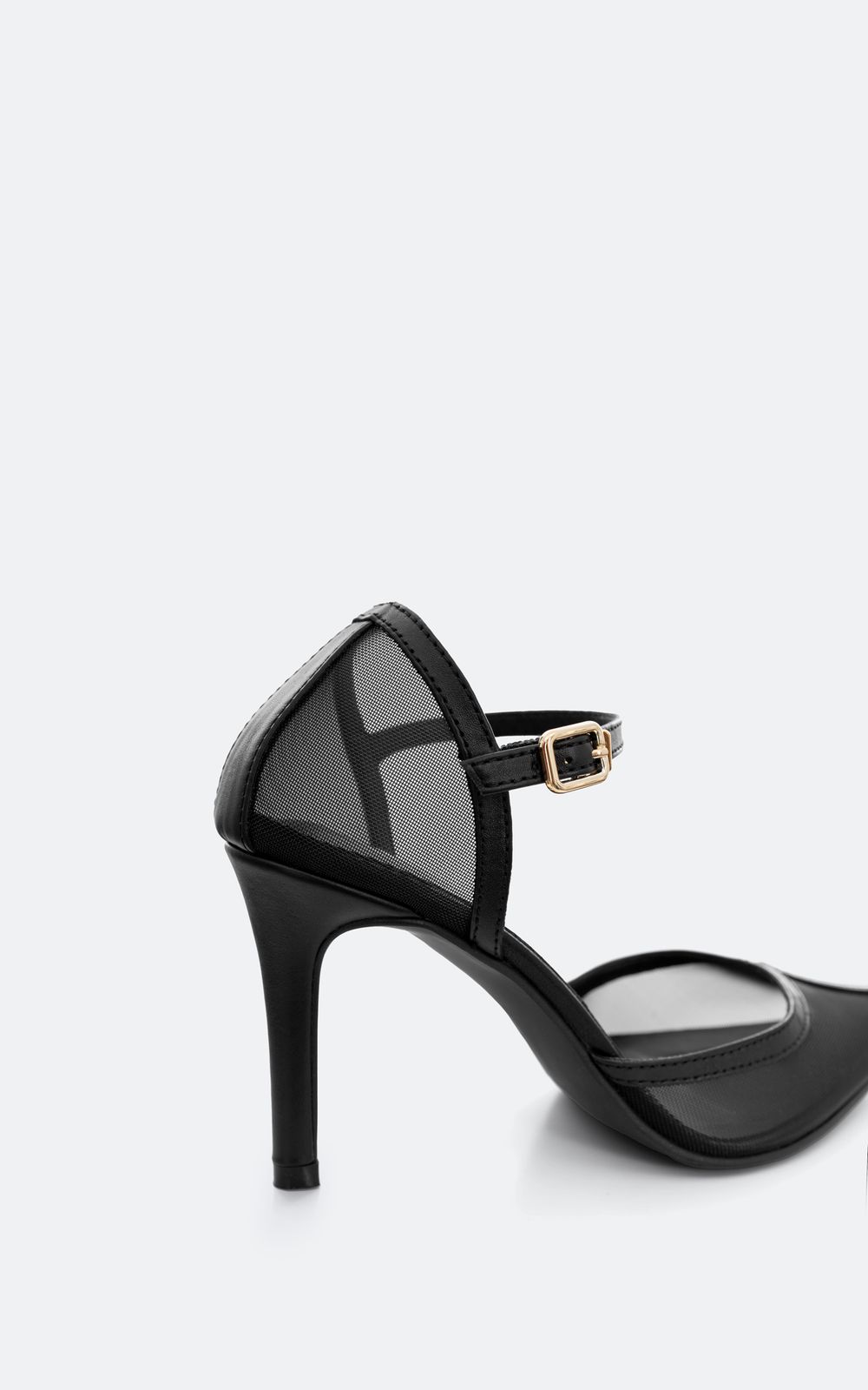 AME Leather Mules with Asymmetric Toe - Black | COOSH