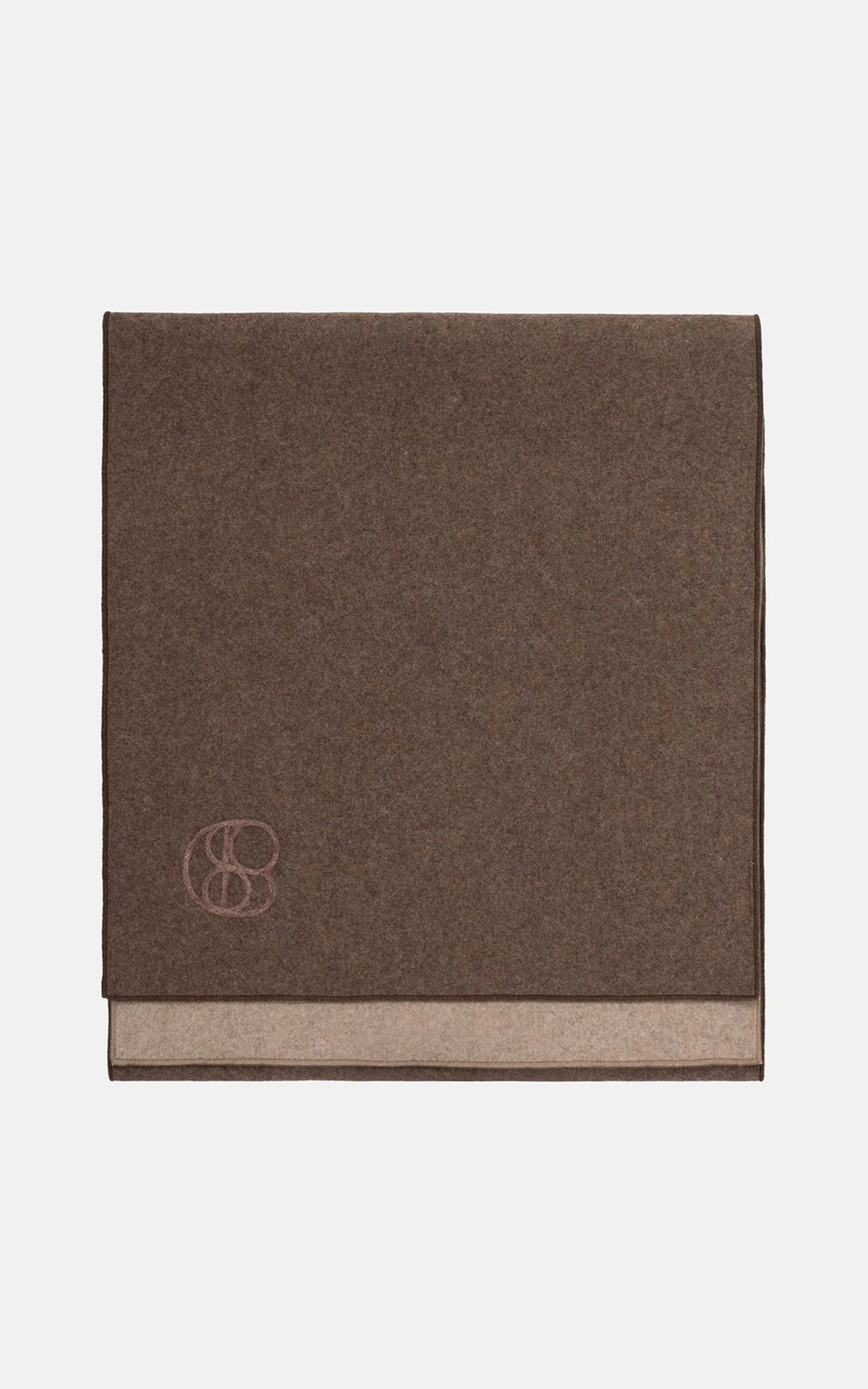 Reversible Two-Tone Wool Scarf