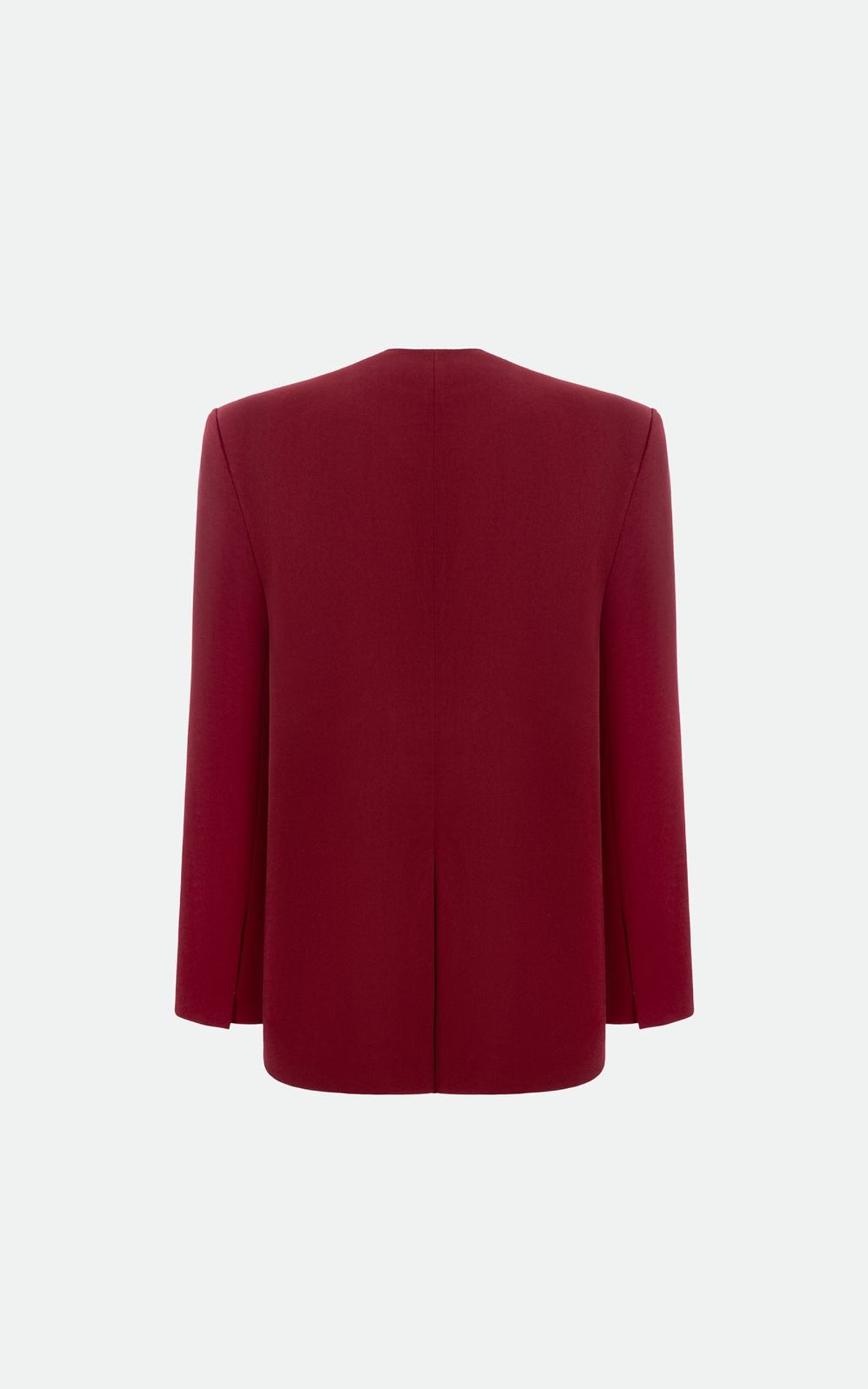 Collarless Tailored Jacket