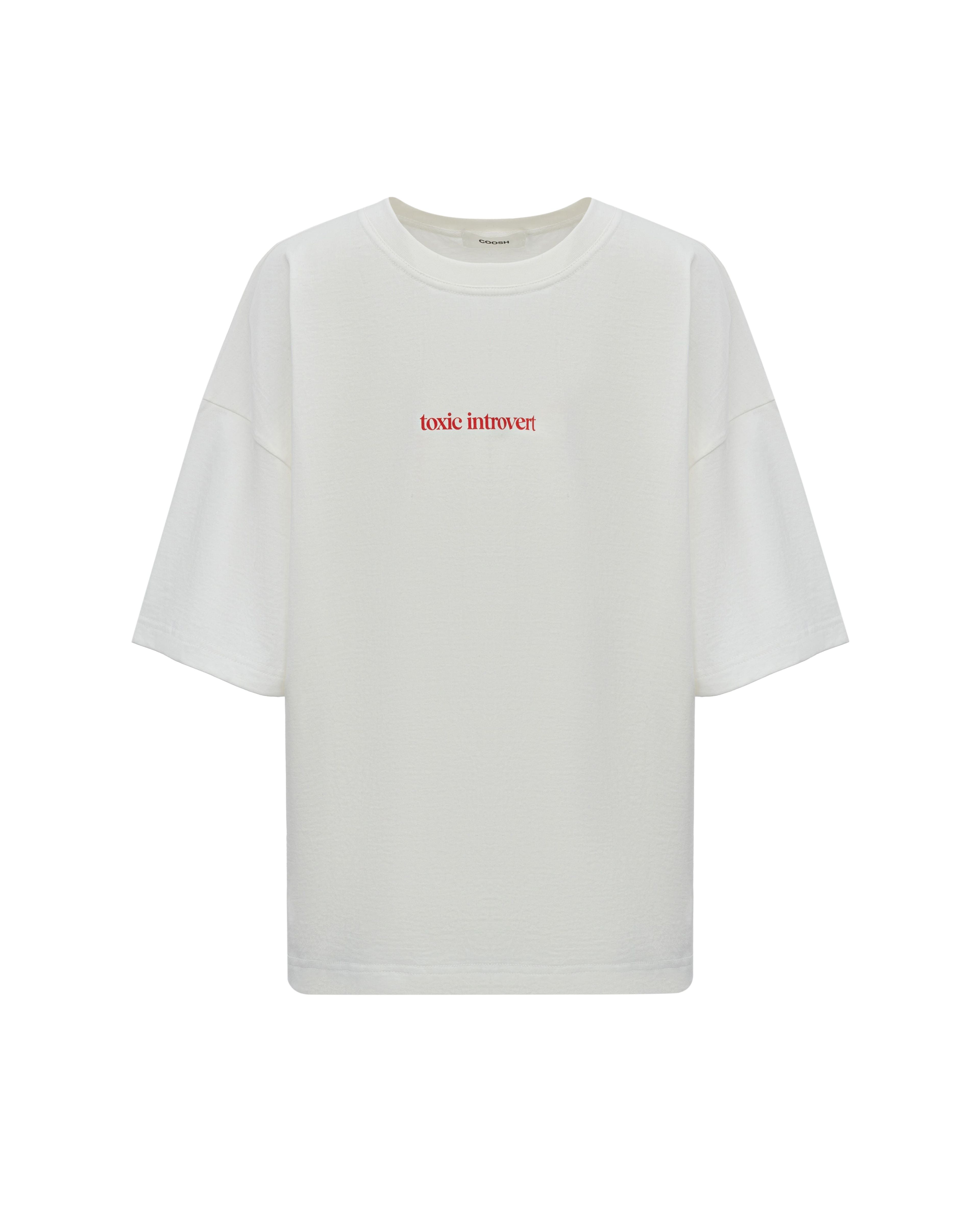 Oversize T-Shirt "TOXIC INTROVERT"