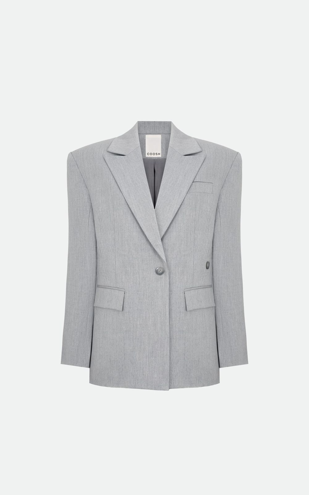 Transformer Blazer with Chest Pocket - Grey | COOSH