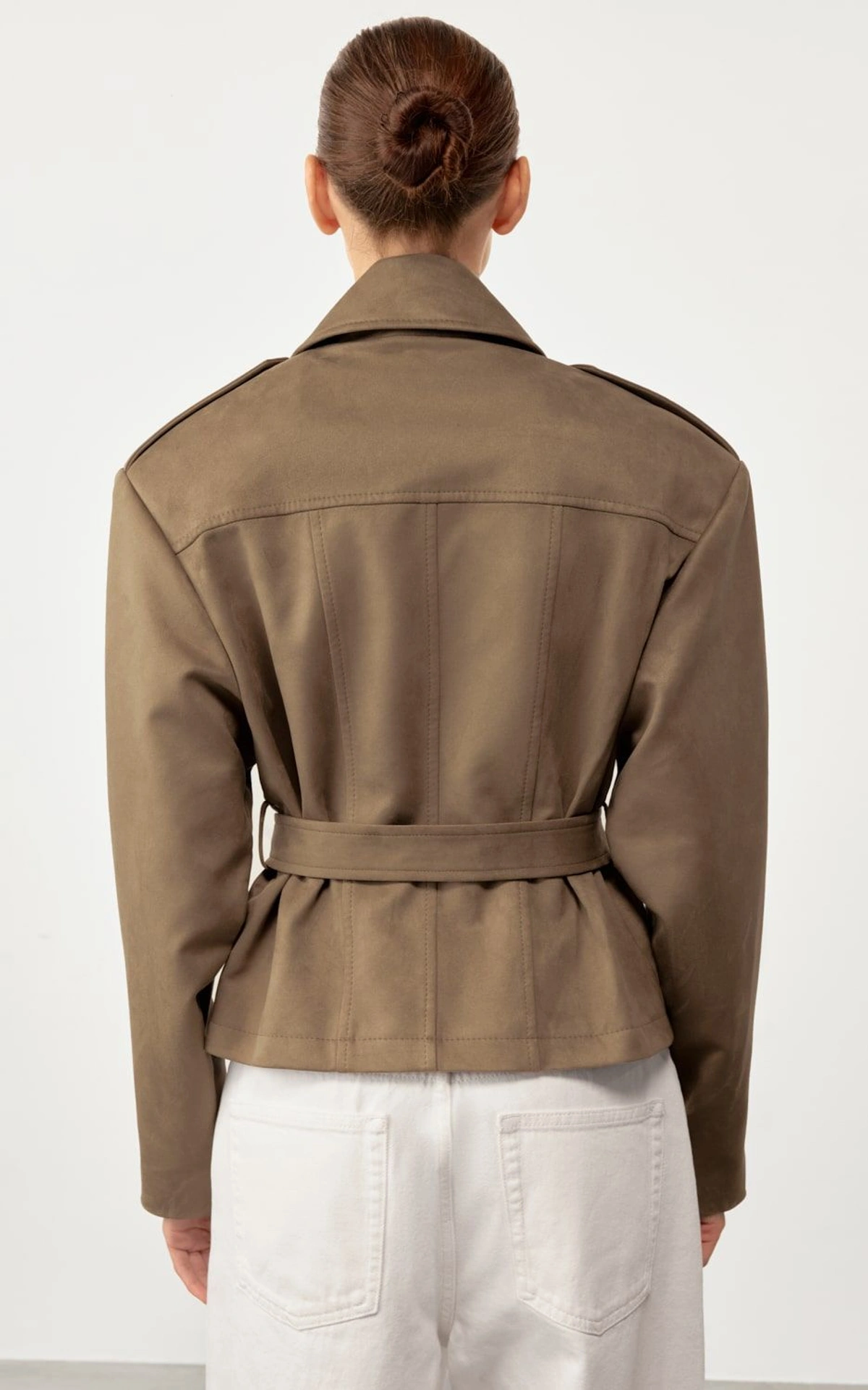 CAIRE Suede Biker Jacket