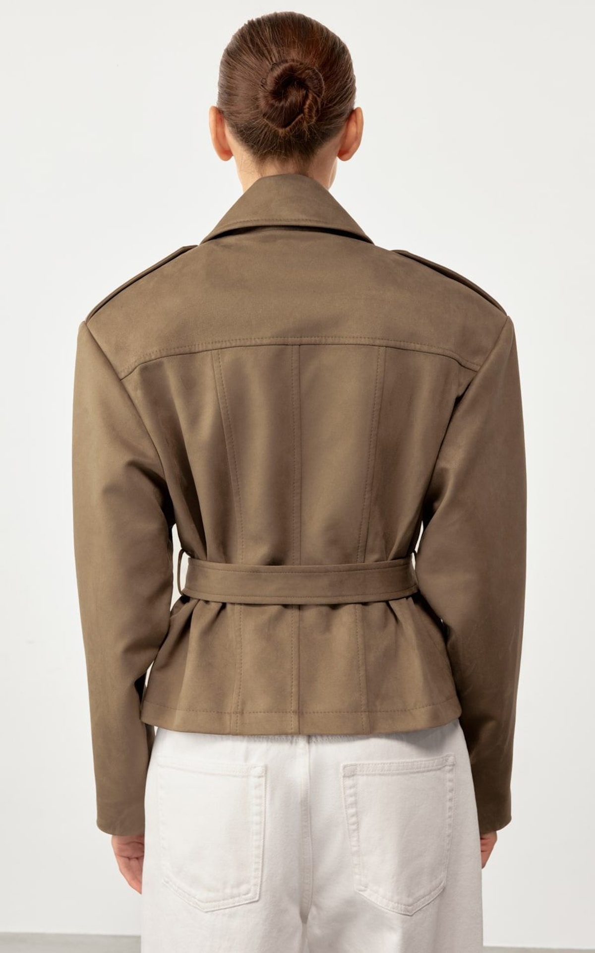 CAIRE Suede Biker Jacket