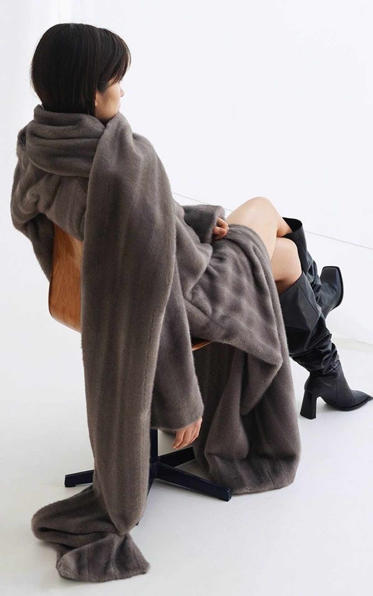 Шарф з екохутра