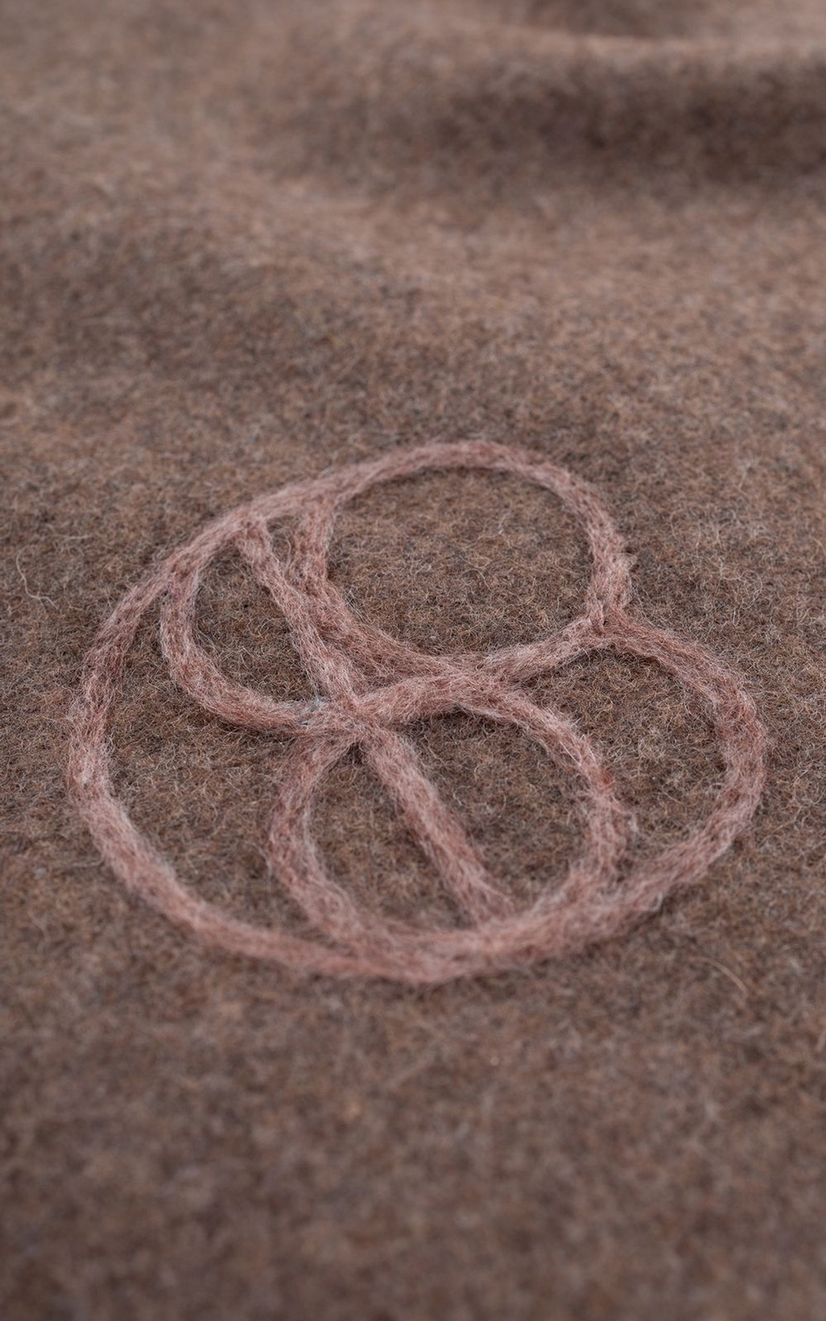 Reversible Two-Tone Wool Scarf